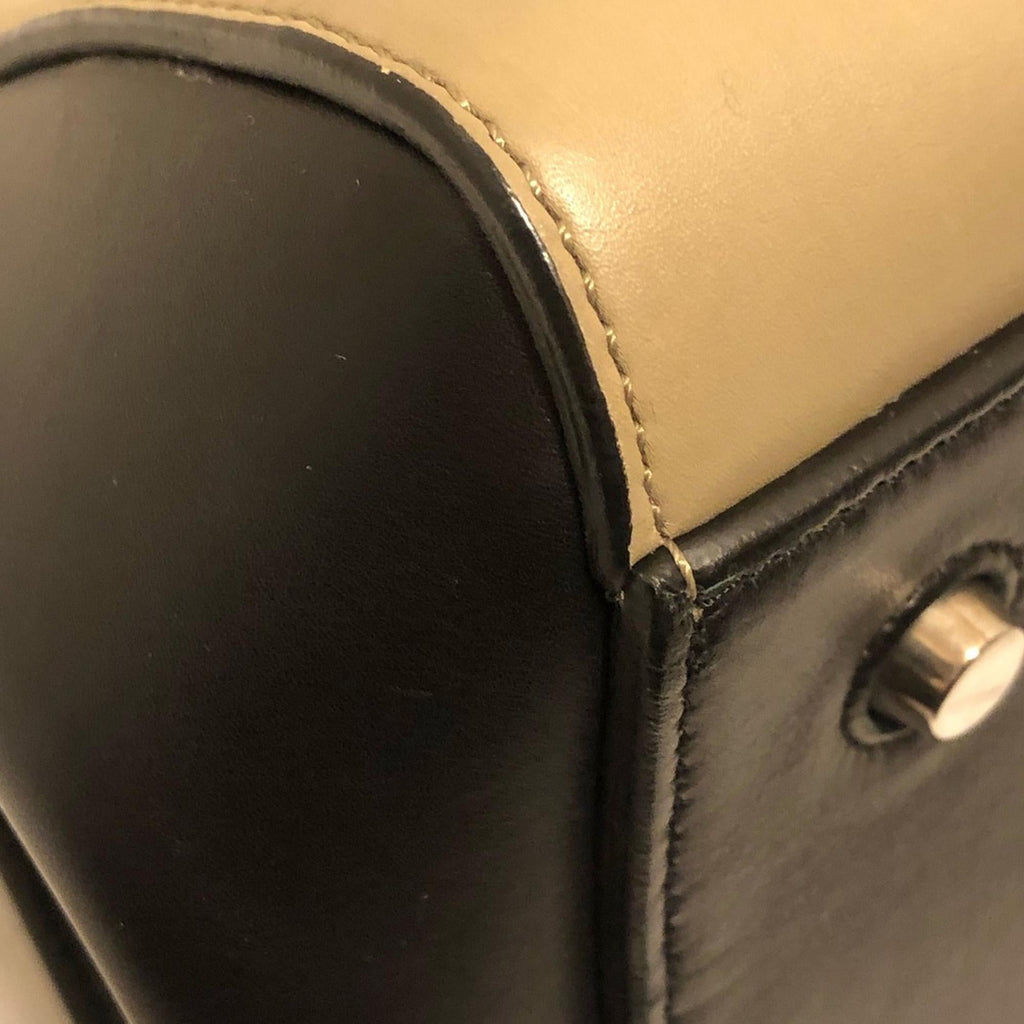 Celine Edge Bicolor Leather Handbag (SHG-VTZAGE)