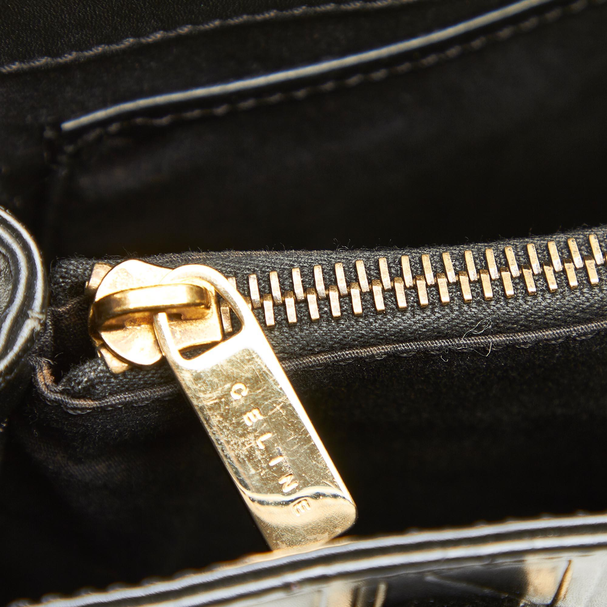 Celine Embossed Leather Tote Bag (SHG-17448)