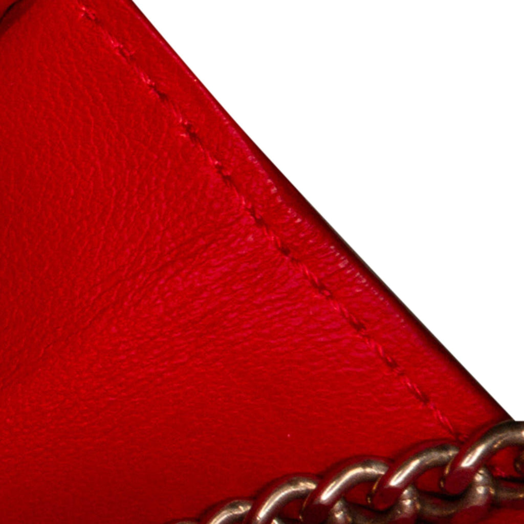 Celine Frame Leather Wallet on Chain (SHG-Pas2w0)