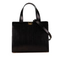 Celine Horse Carriage Embossed Leather Satchel (SHG-sJLJBn)