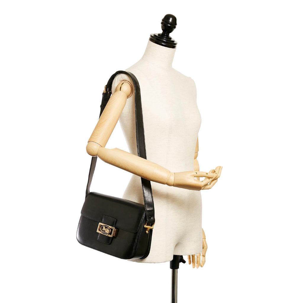 Celine Horse Carriage Leather Shoulder Bag (SHG-27560)