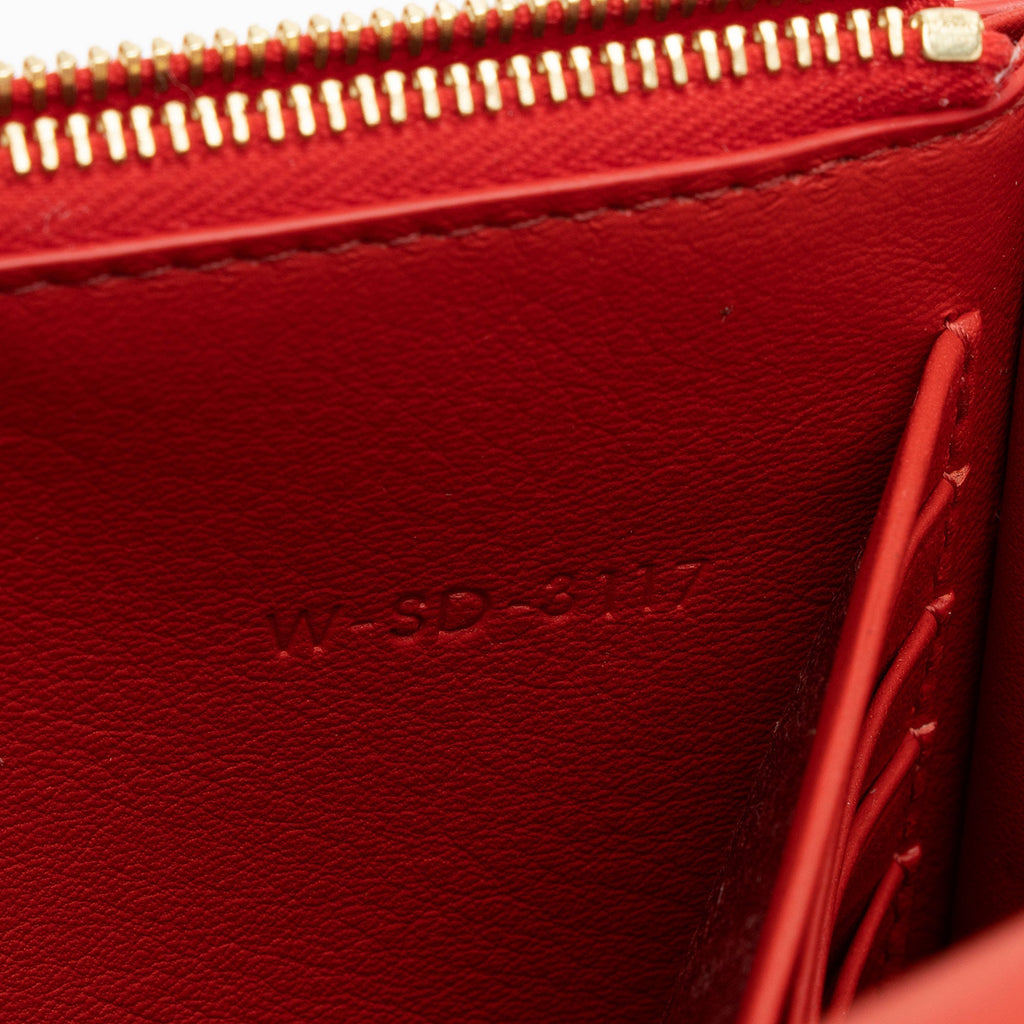 Celine Lambskin Frame Evening Clutch on Chain (SHF-rUHcBH)