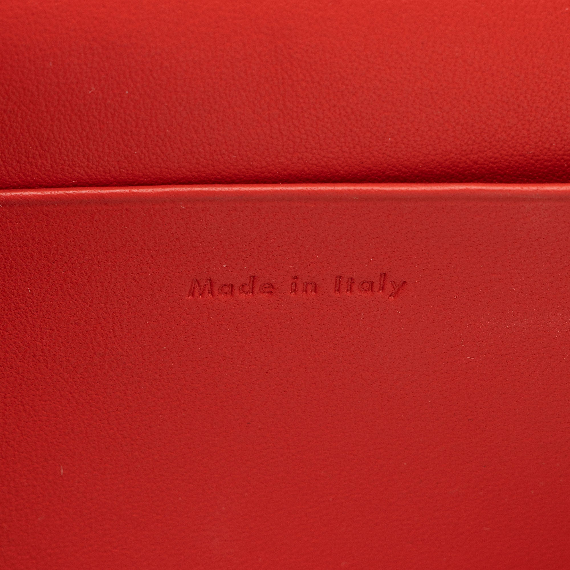 Celine Lambskin Frame Evening Clutch on Chain (SHF-rUHcBH)