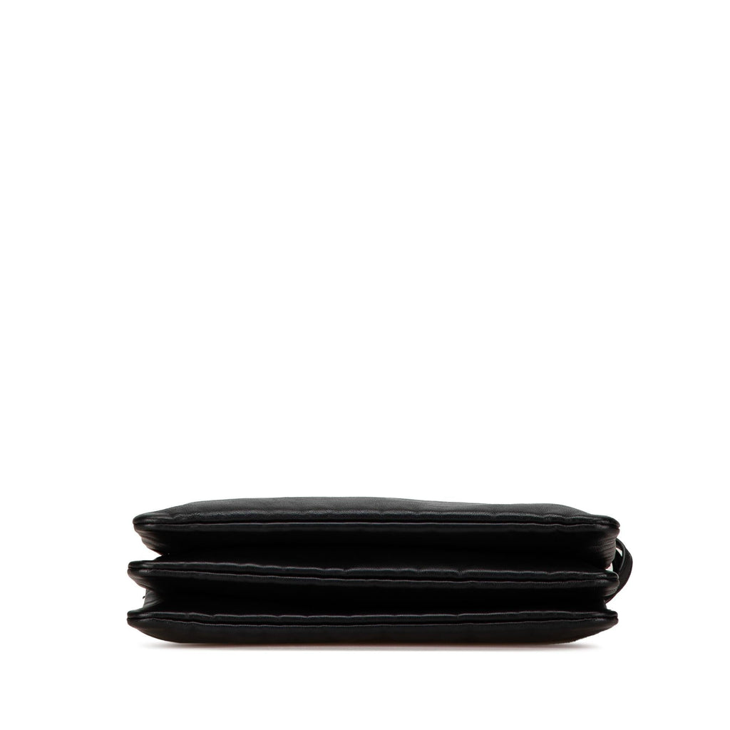 Celine Large Leather Trio Crossbody (SHG-OntI8d)