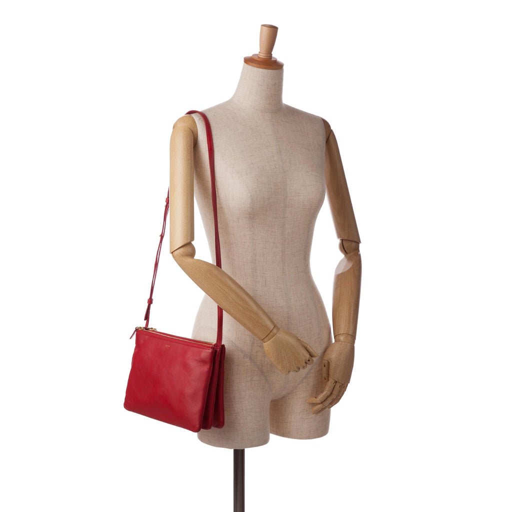 Celine Large Trio Crossbody Bag (SHG-xSW9Nu)