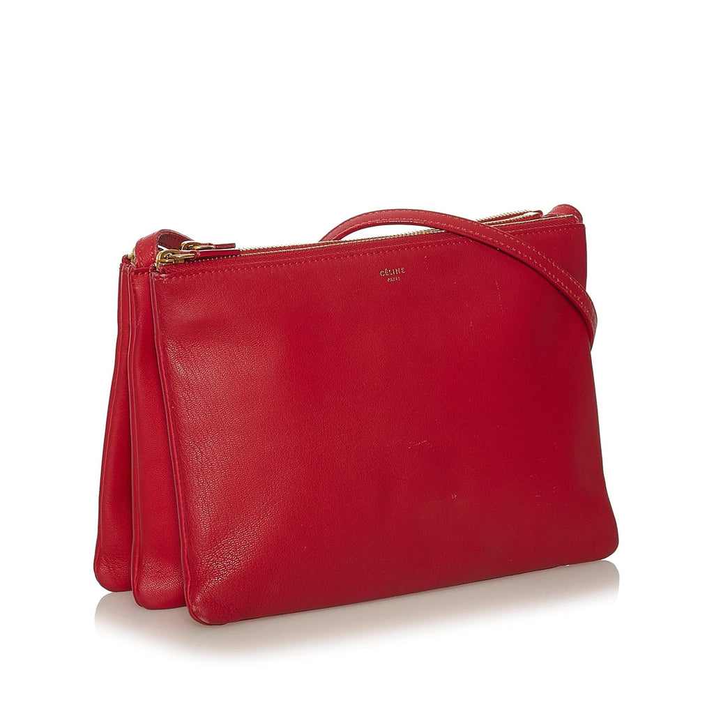 Celine Large Trio Leather Crossbody Bag (SHG-35819)