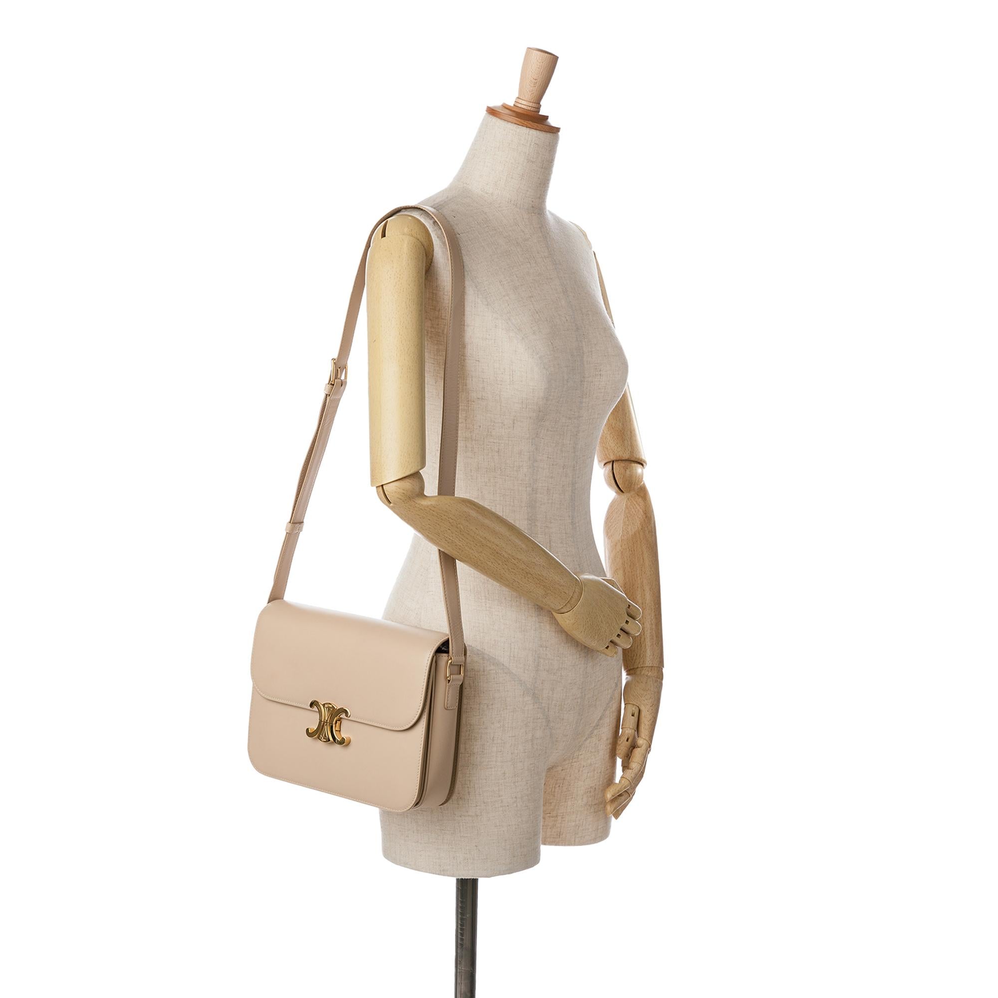 Celine Large Triomphe Crossbody Bag (SHG-wrAIvL)