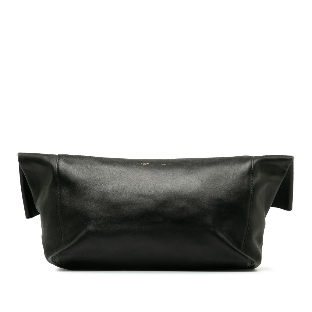 Celine Leather Foldover Clutch (SHG-lQsUOR)