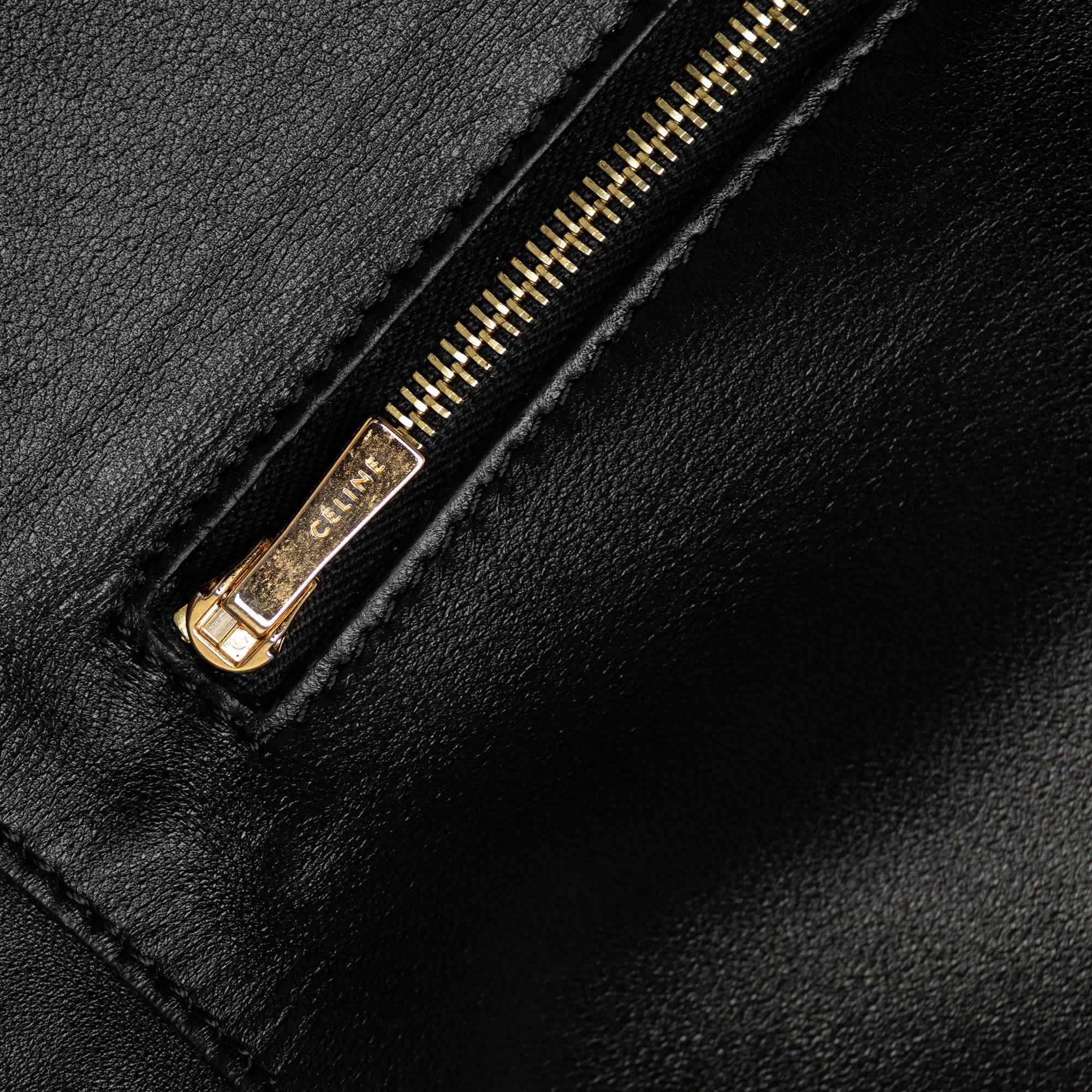 Celine Leather Foldover Clutch (SHG-lQsUOR)