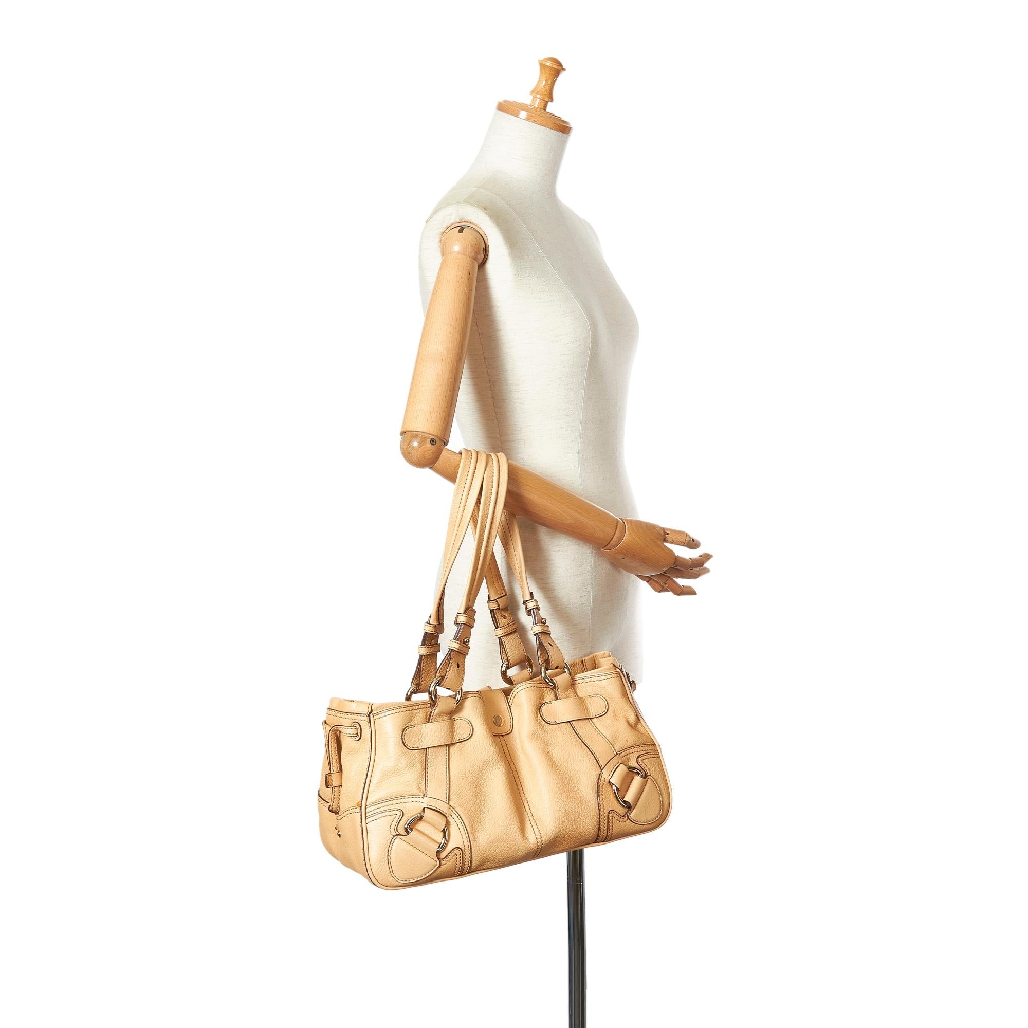 Celine Leather Shoulder Bag (SHG-26579)