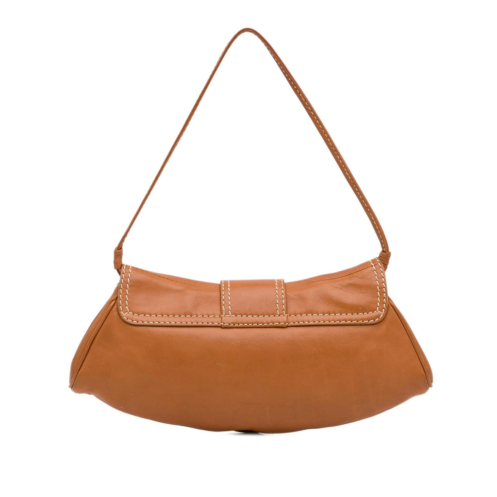 Celine Leather Shoulder Bag (SHG-got0HH)