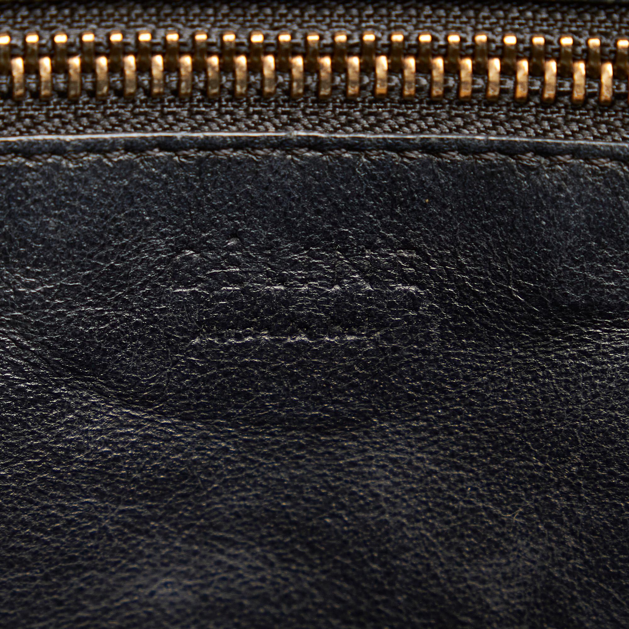 Celine Luggage Bicolor Leather Tote Bag (SHG-23504)