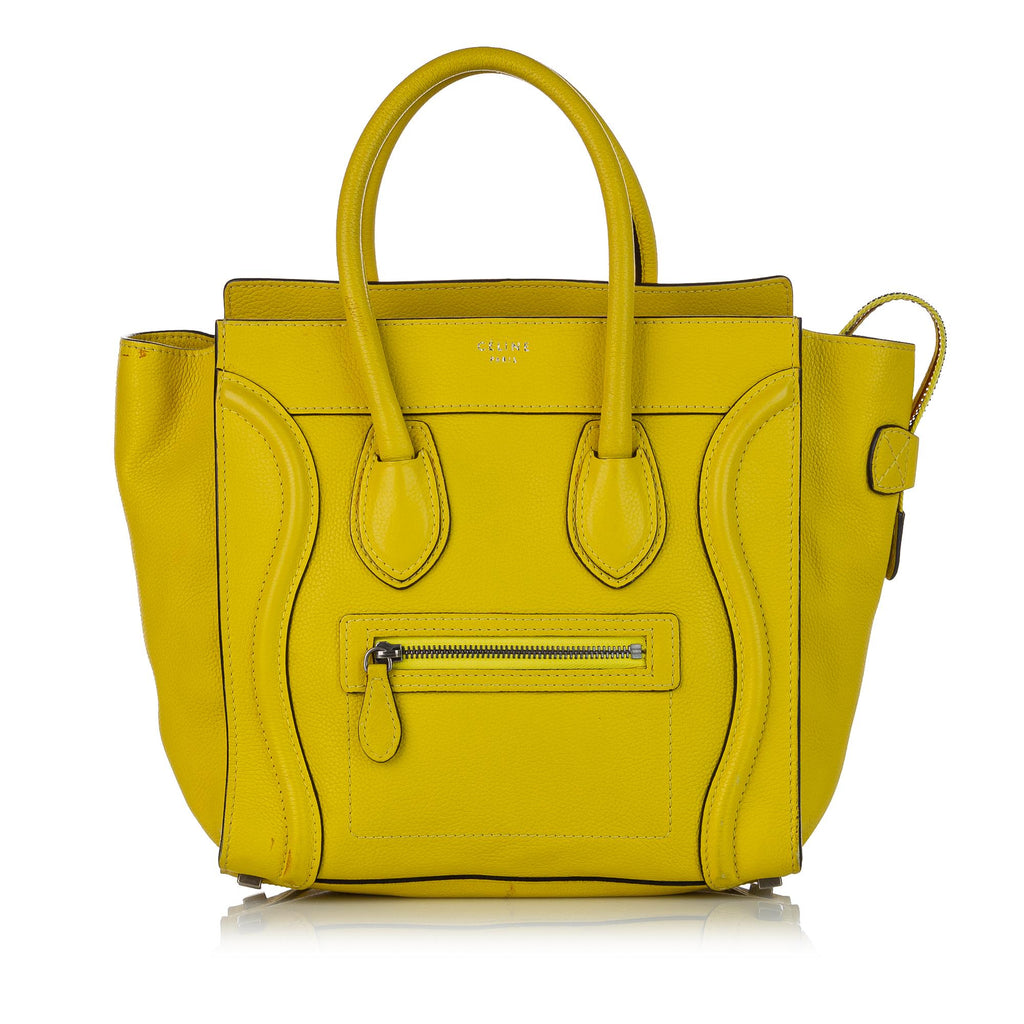 Celine Luggage Leather Handbag (SHG-25905)