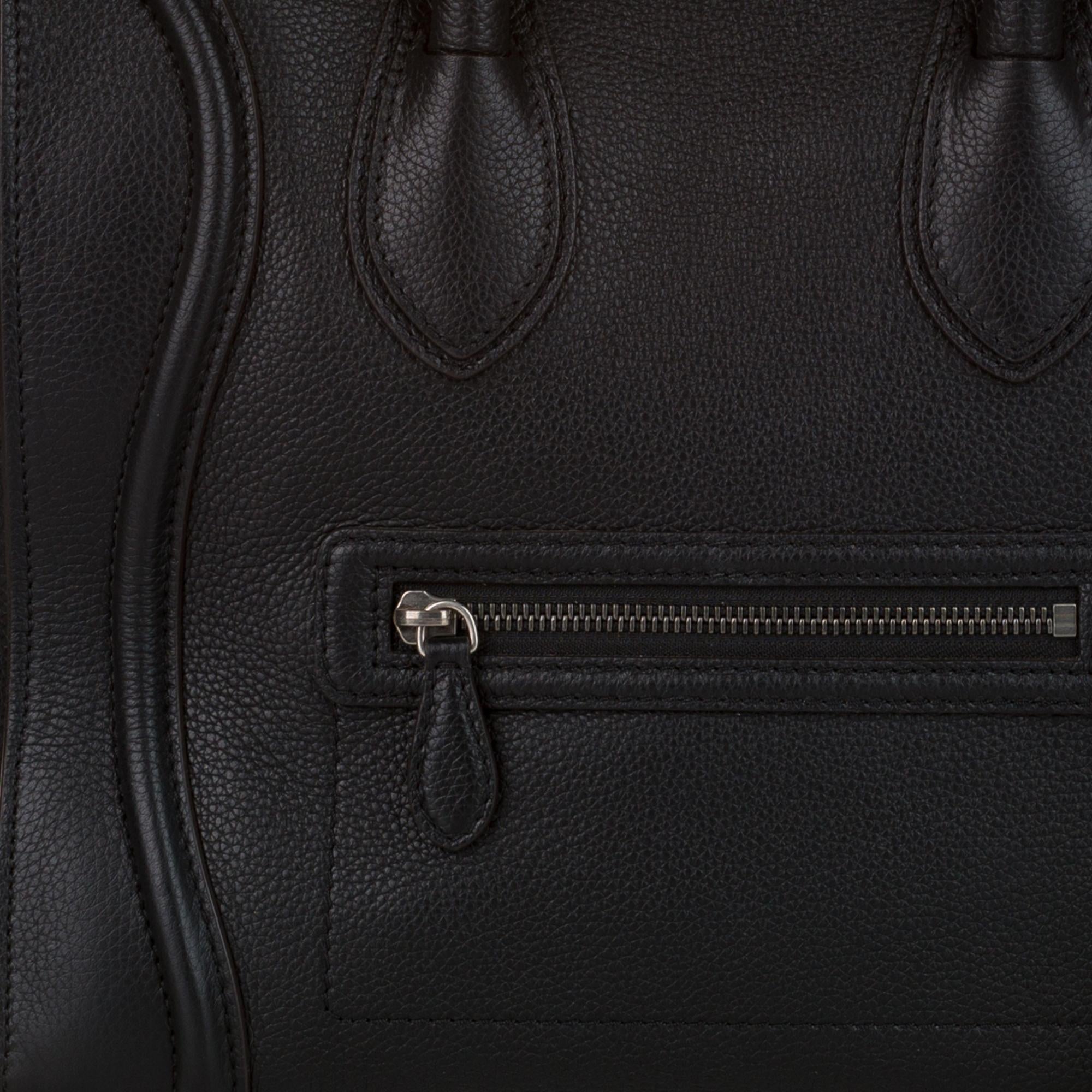 Celine Luggage Leather Tote Bag (SHG-33646)