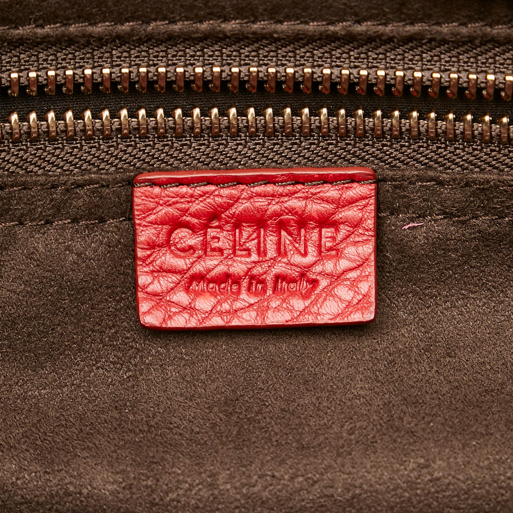 Celine Luggage Leather Tote Bag (SHG-34201)