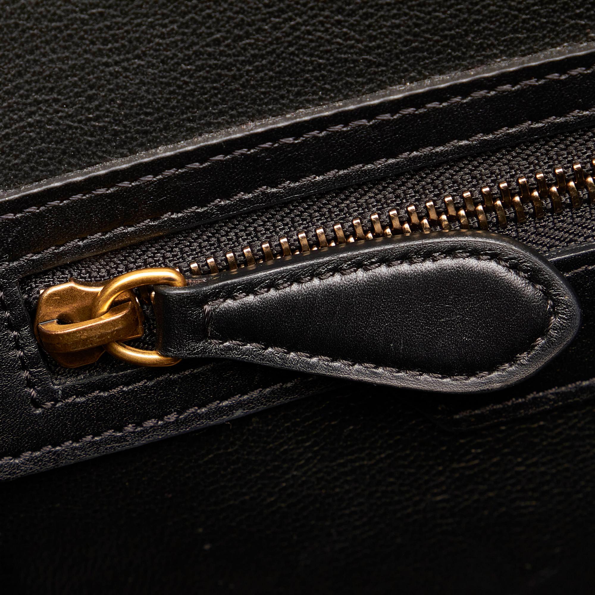 Celine Luggage Tote Tricolor Leather Handbag (SHG-31891)