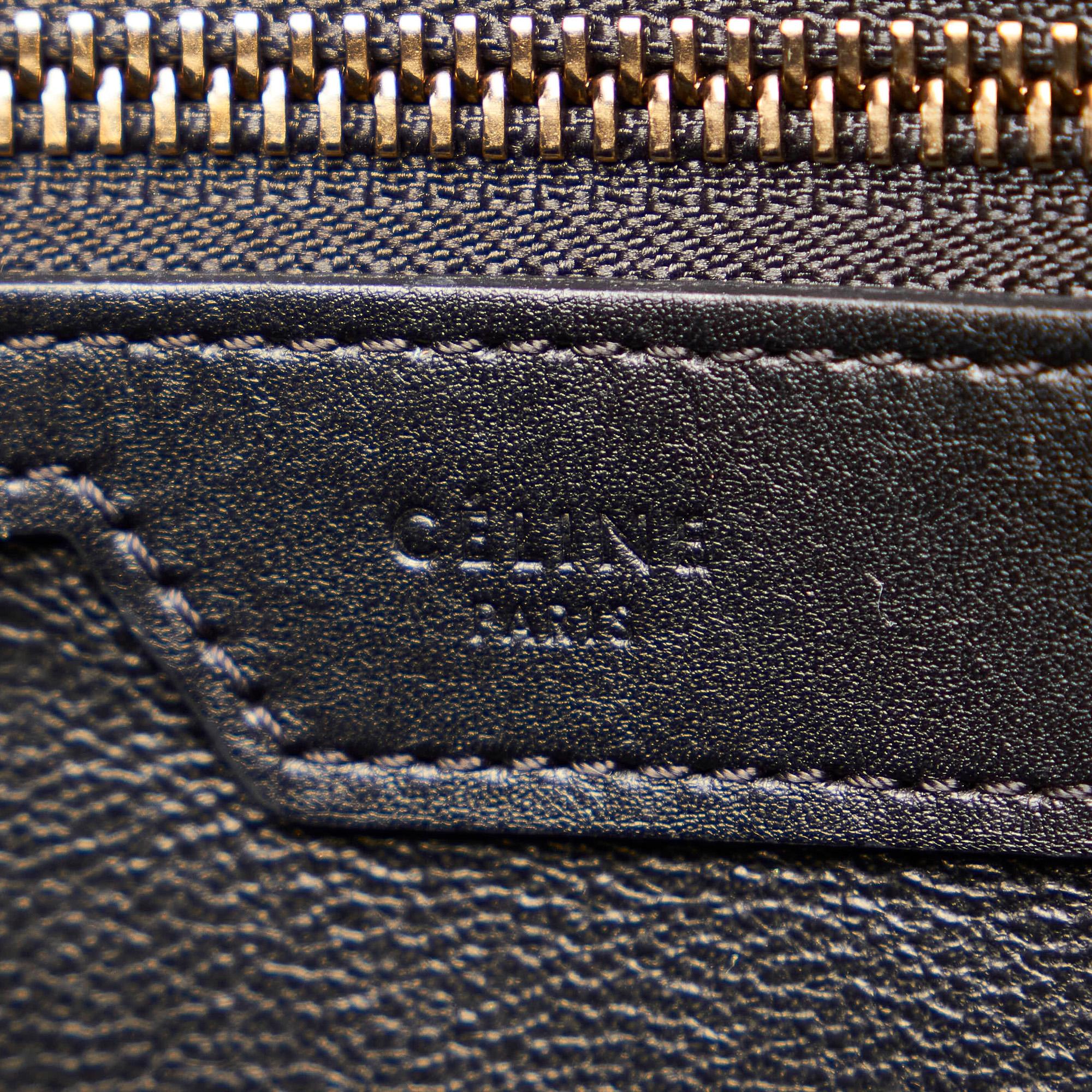Celine Luggage Tote Tricolor Leather Handbag (SHG-31891)