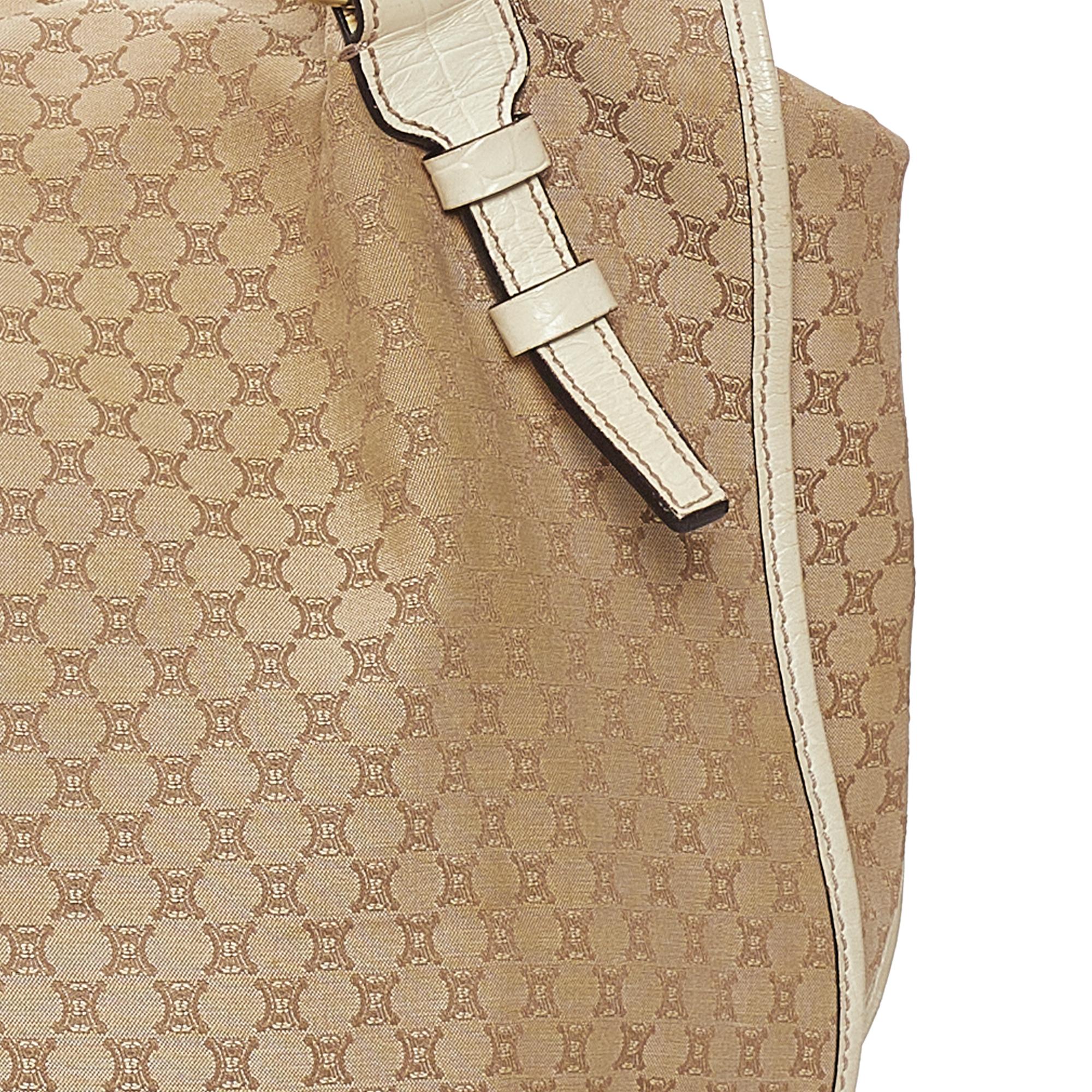 Celine Macadam Bittersweet Canvas Handbag (SHG-27998)