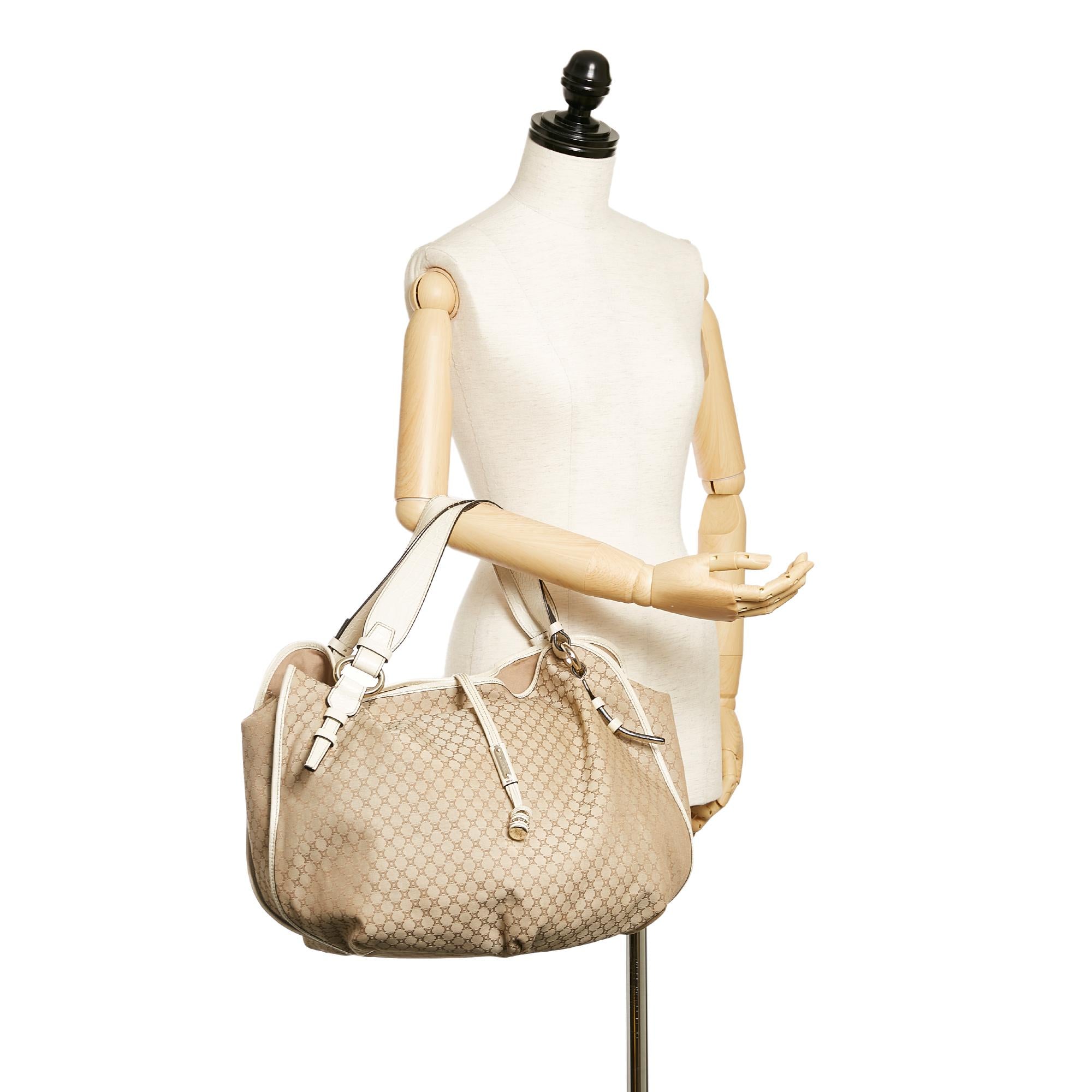 Celine Macadam Bittersweet Canvas Handbag (SHG-27998)