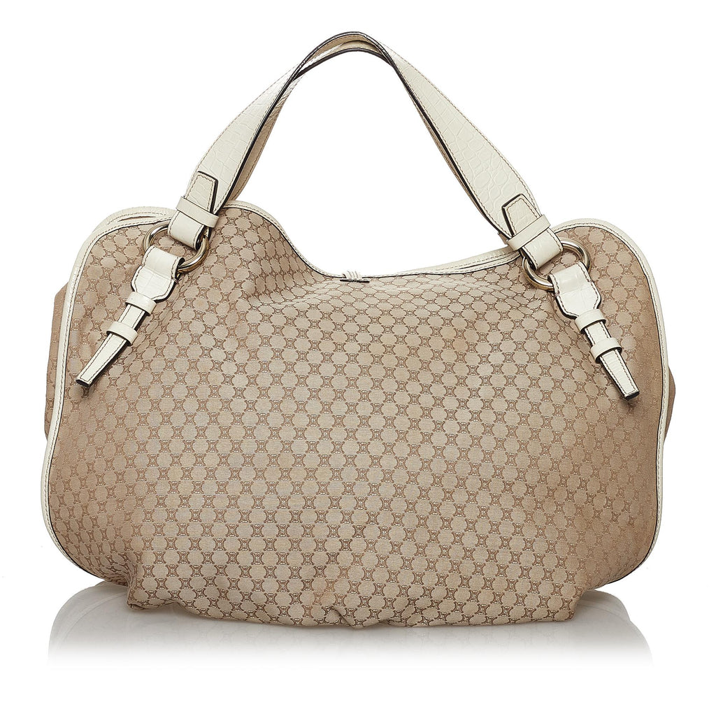 Celine Macadam Bittersweet Canvas Shoulder Bag (SHG-30187)
