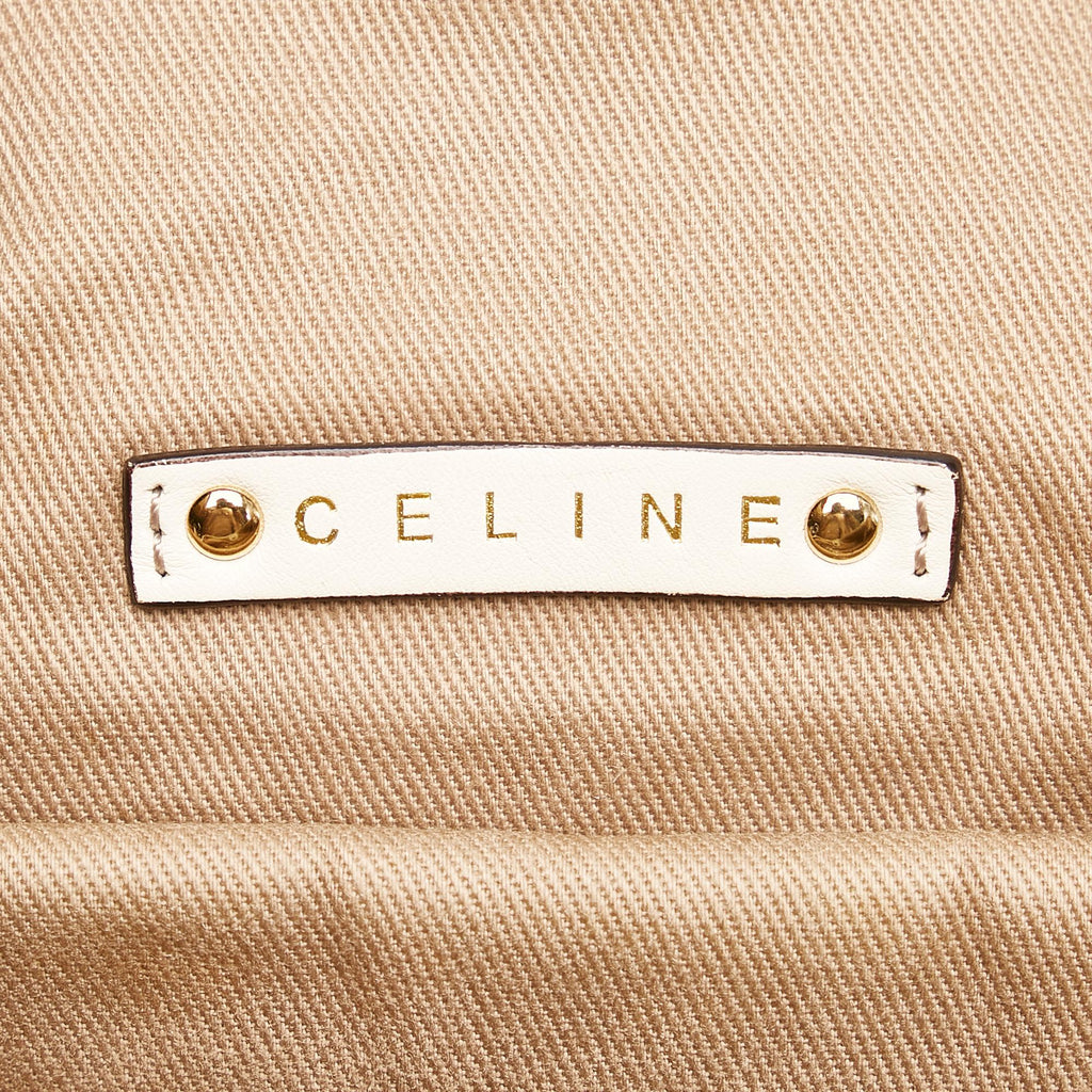 Celine Macadam Bittersweet Canvas Shoulder Bag (SHG-30187)