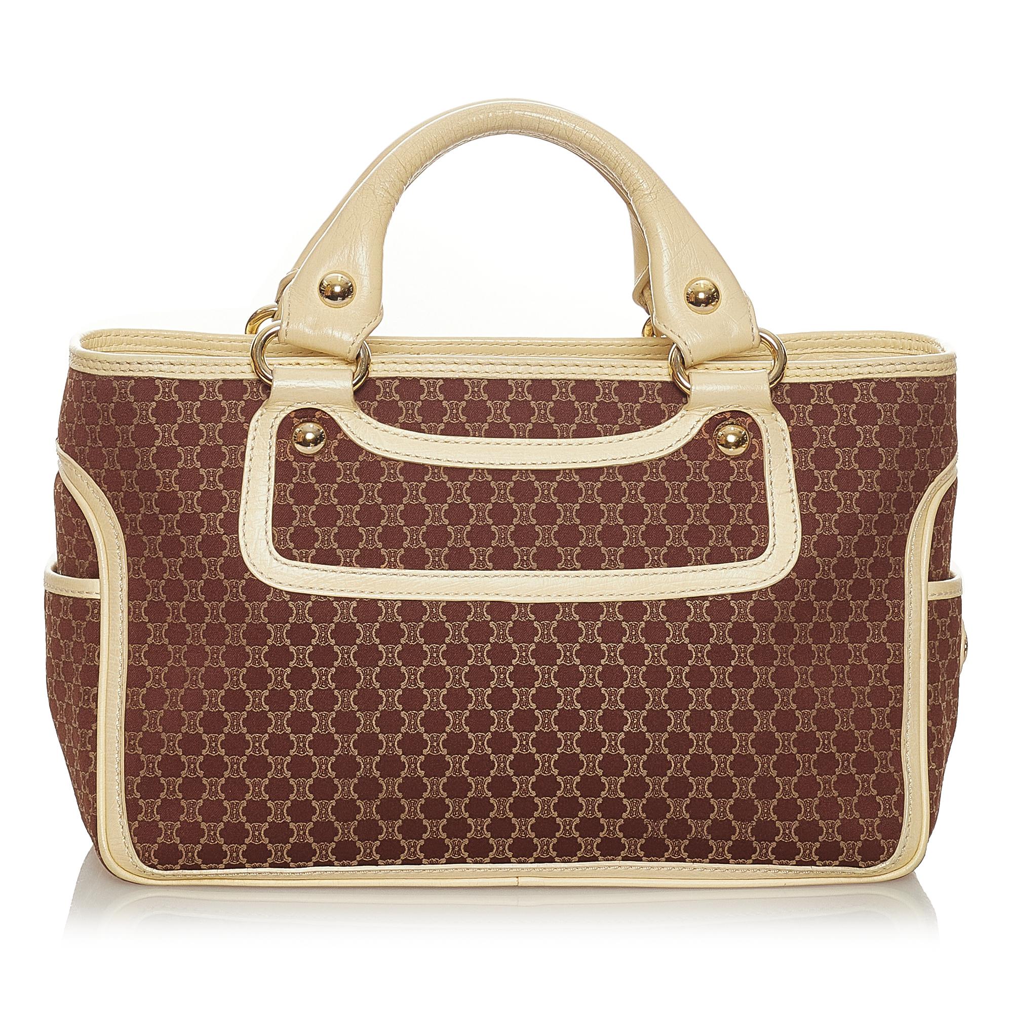 Celine Macadam Boogie Canvas Handbag (SHG-36208)