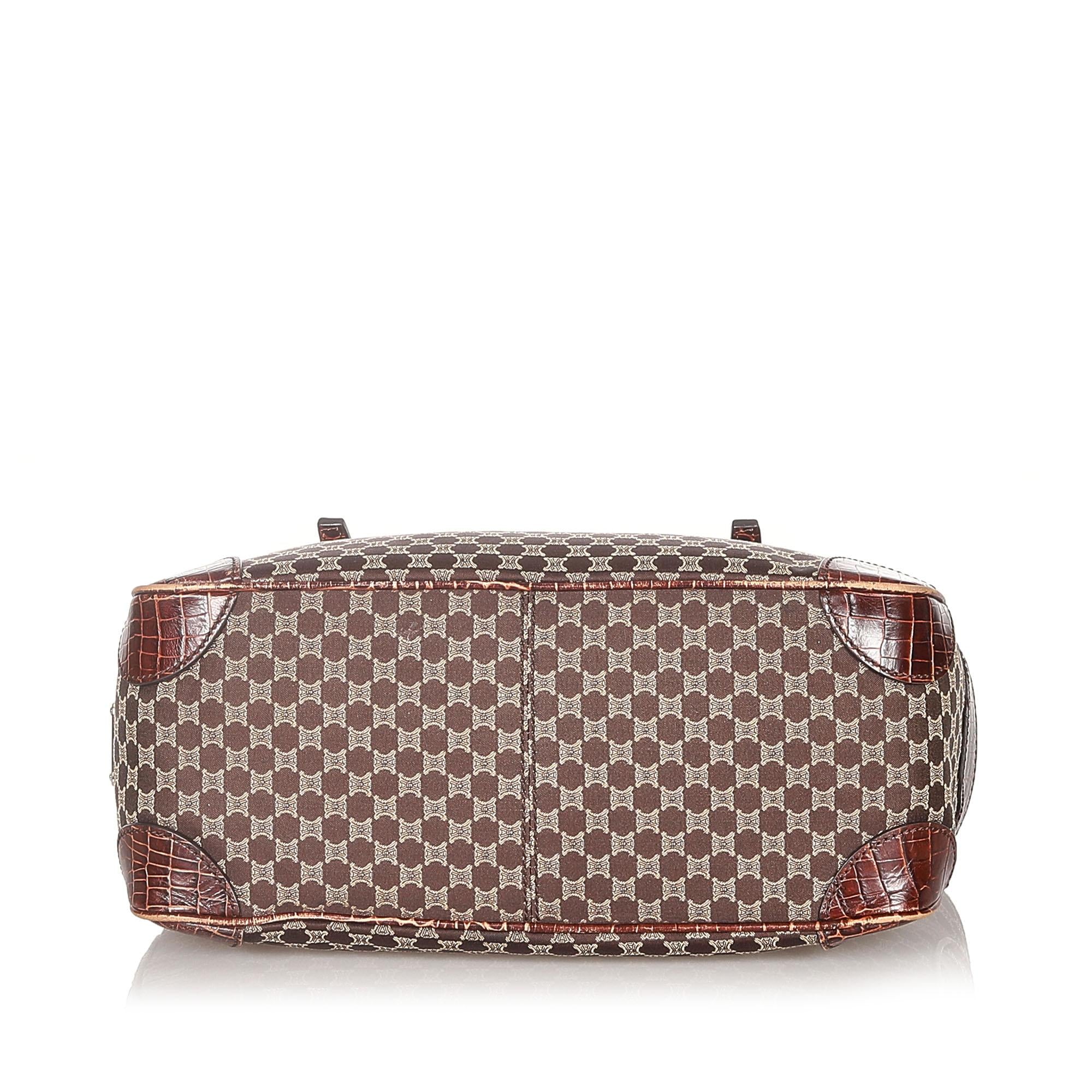 Celine Macadam Boogie Canvas Handbag (SHG-36209)