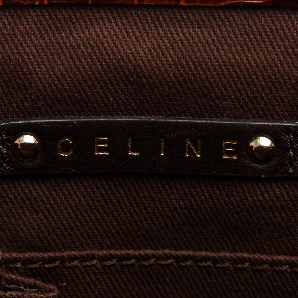 Celine Macadam Boogie Canvas Handbag (SHG-36209)