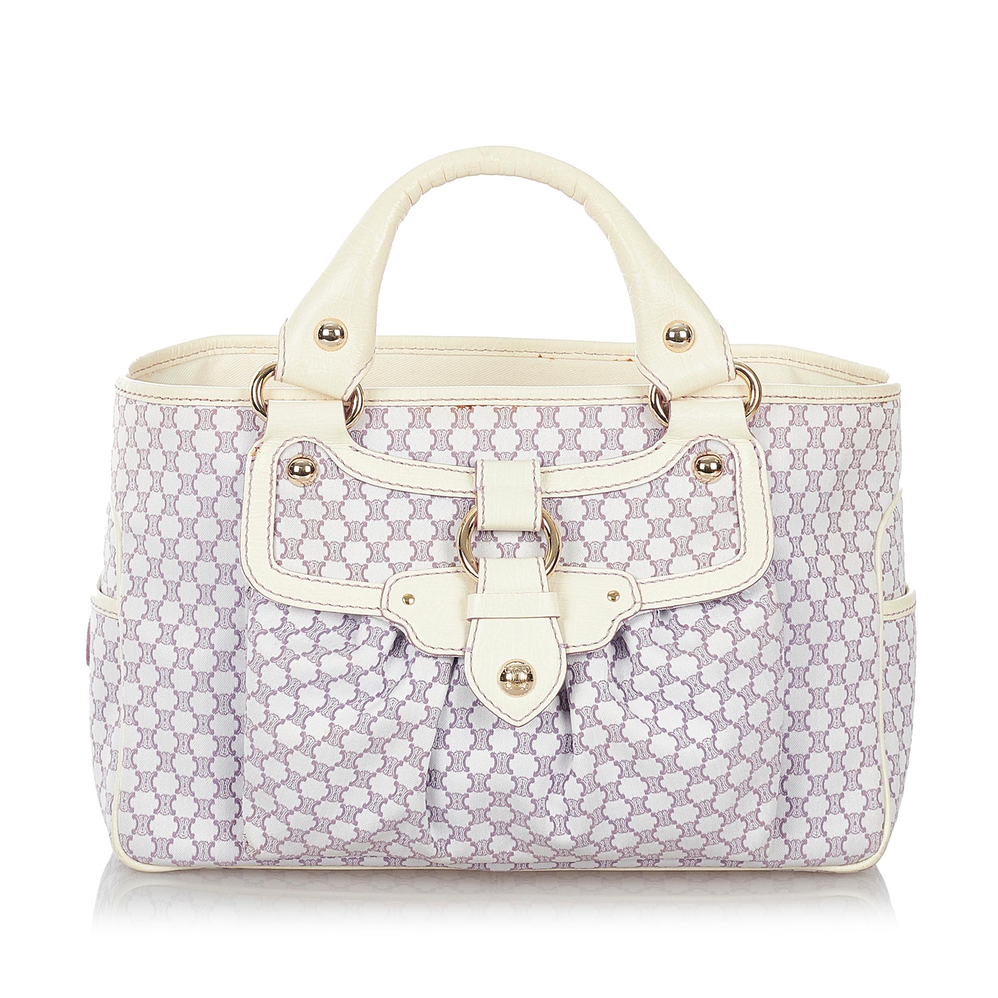 Celine Macadam Boogie Canvas Handbag (SHG-37784)