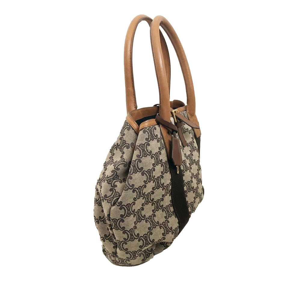 Celine Macadam Canvas Handbag (SHG-ICNBqv)