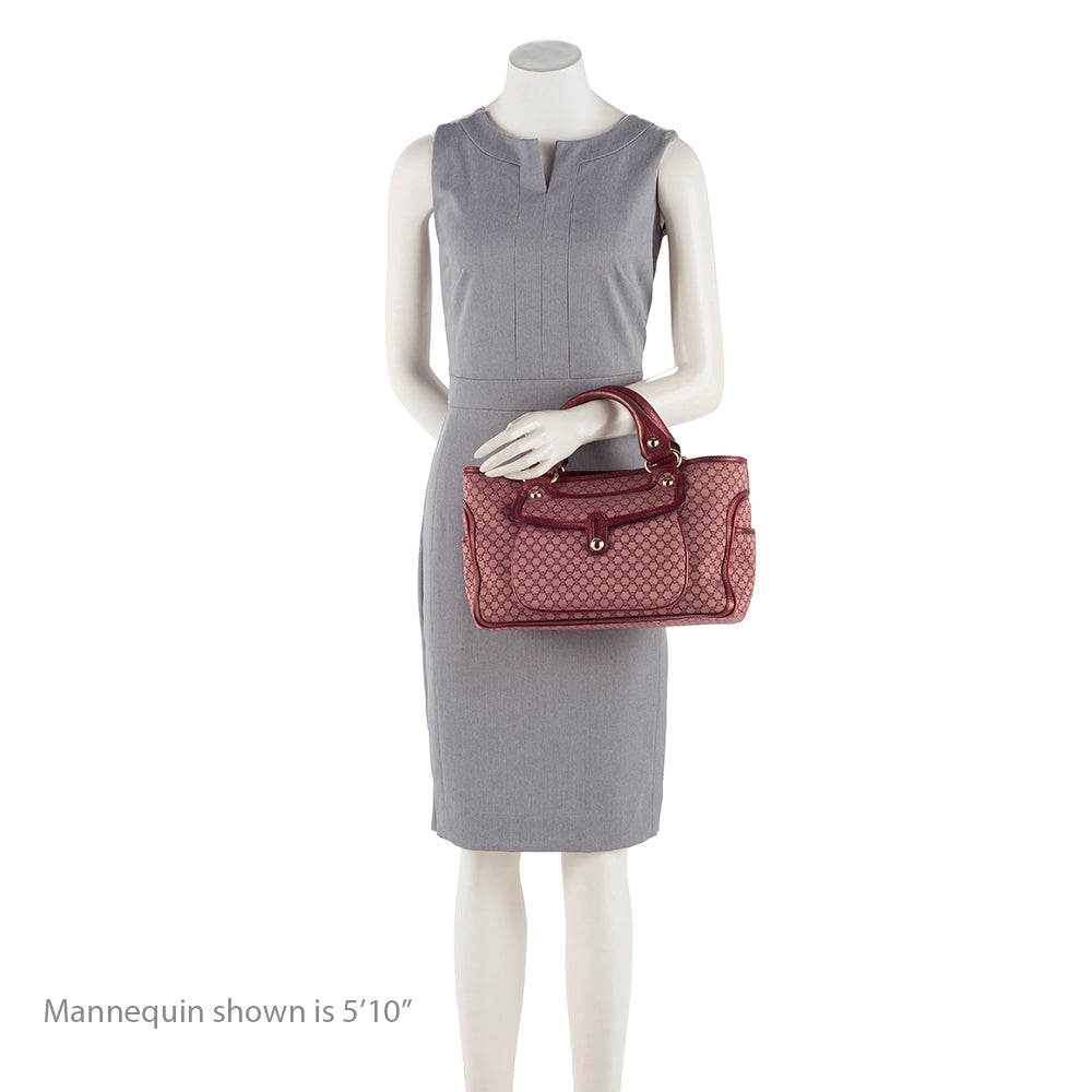 Celine Macadam Canvas Logo Tote (SHF-12781)