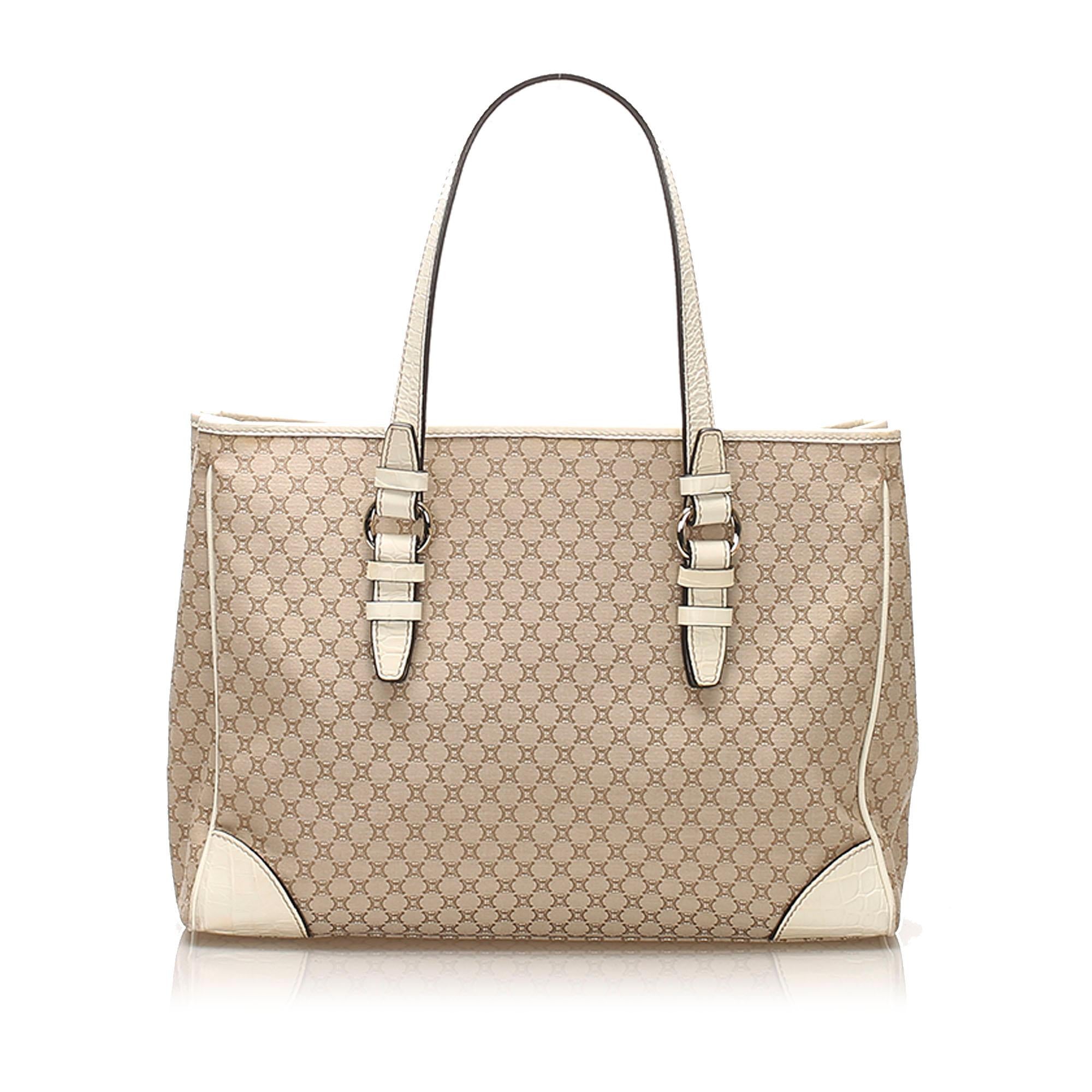 Celine Macadam Canvas Tote Bag (SHG-11637)