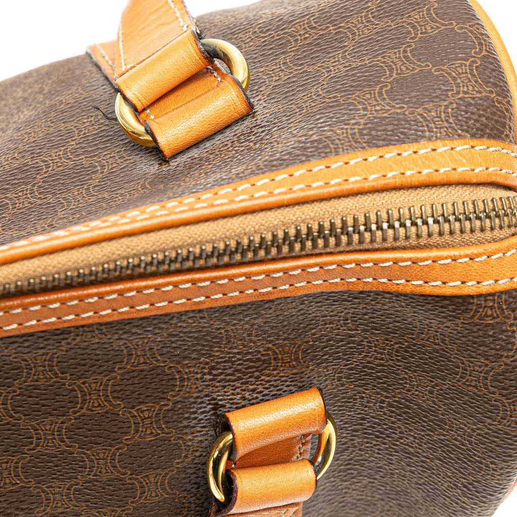 Celine Macadam Coated Canvas Boston Bag (SHG-MxiXR4)