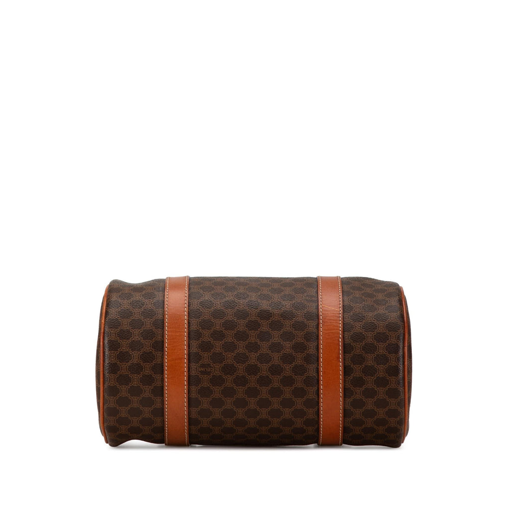 Celine Macadam Coated Canvas Boston Bag (SHG-OdvOSM)