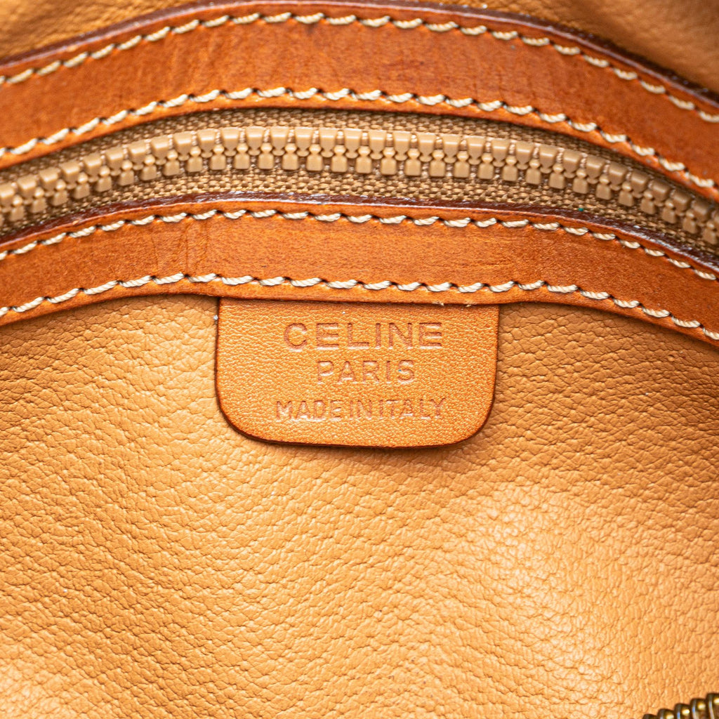 Celine Macadam Coated Canvas Boston Bag (SHG-OdvOSM)
