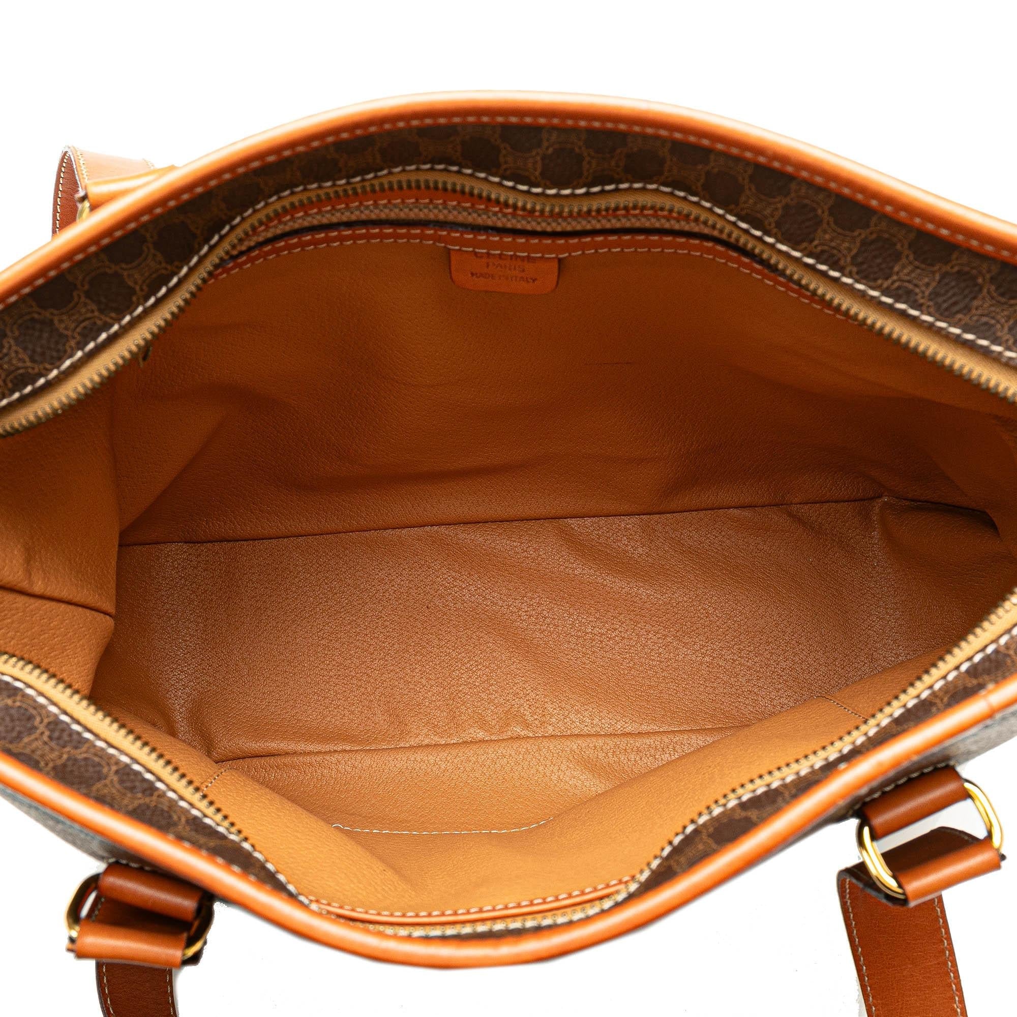 Celine Macadam Coated Canvas Tote (SHG-GGrhQb)