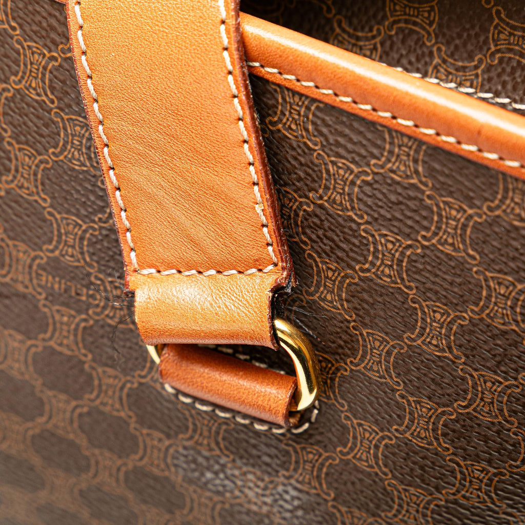 Celine Macadam Coated Canvas Tote (SHG-GGrhQb)
