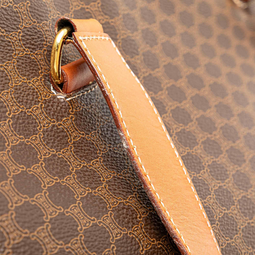 Celine Macadam Coated Canvas Tote (SHG-GGrhQb)