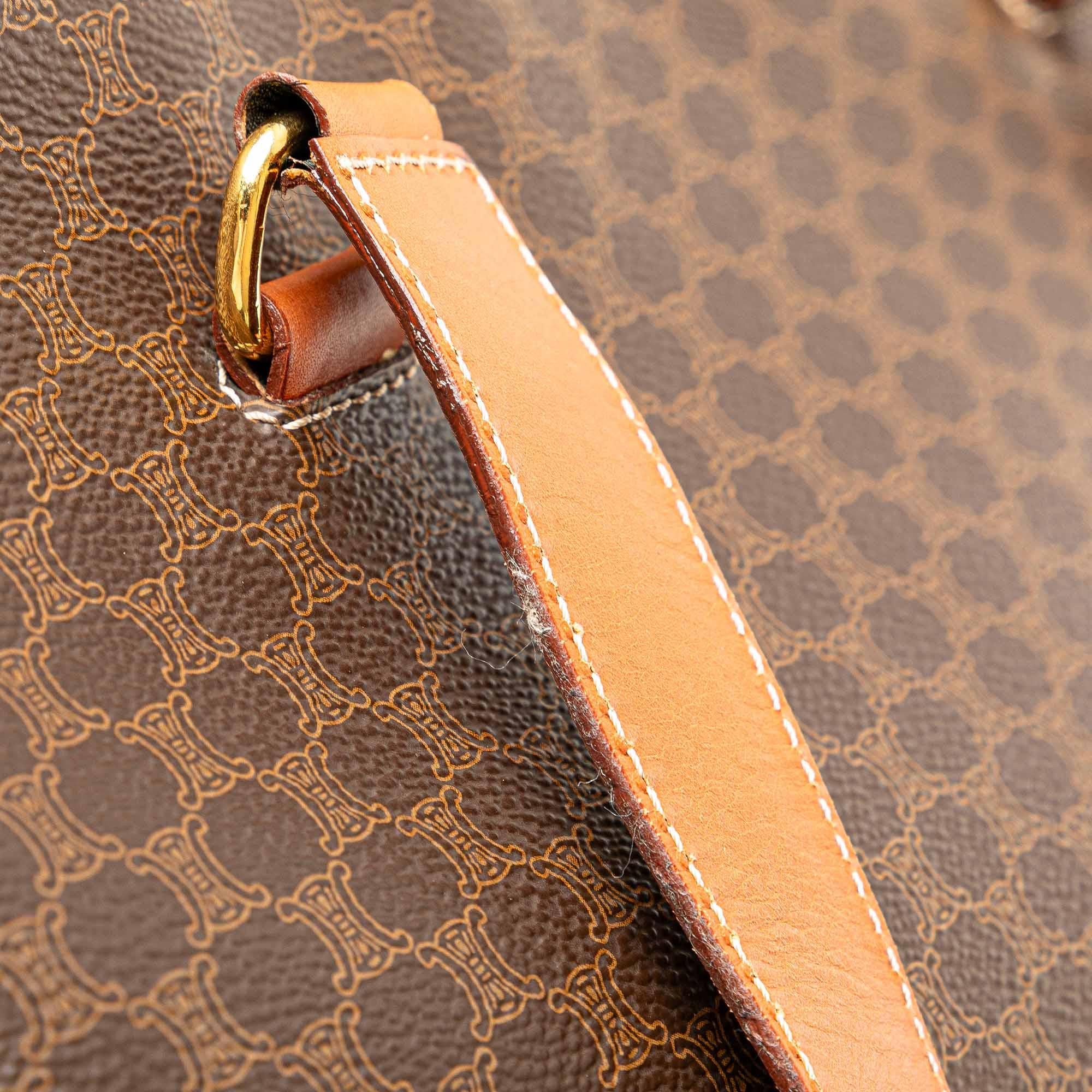 Celine Macadam Coated Canvas Tote (SHG-GGrhQb)