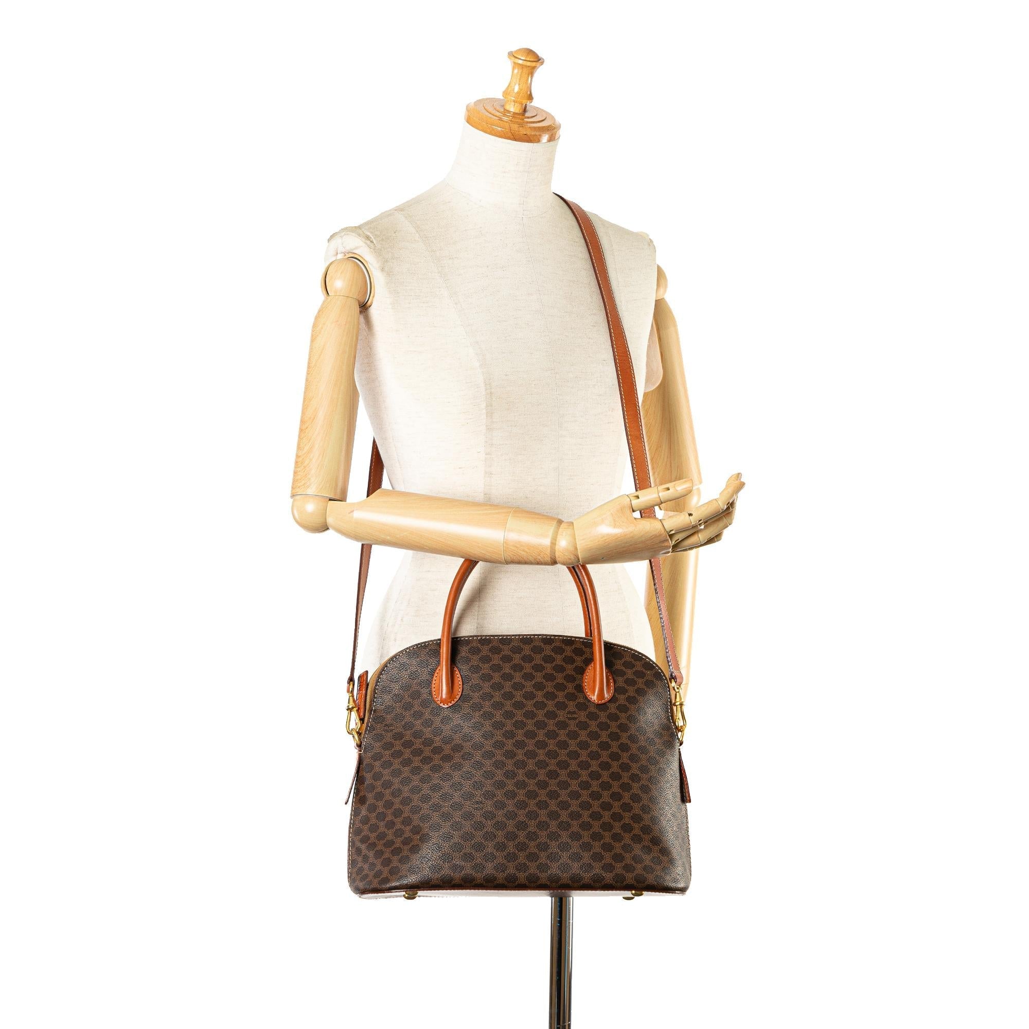 Celine Macadam Dome Satchel (SHG-p3Zpxb)