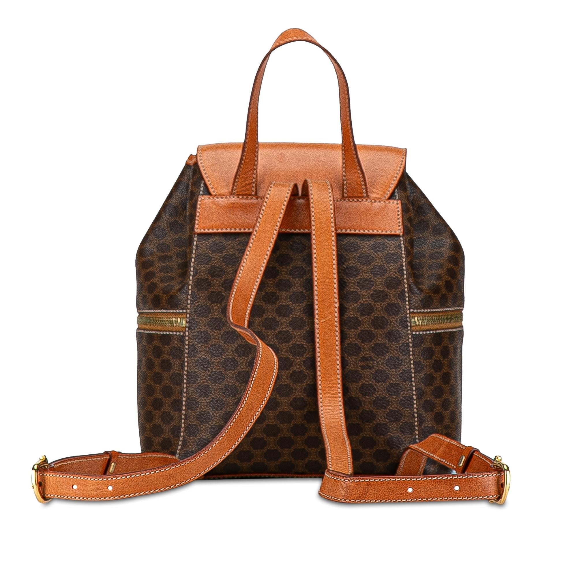 Celine Macadam Zip Pocket Backpack (SHG-IUX0KO)