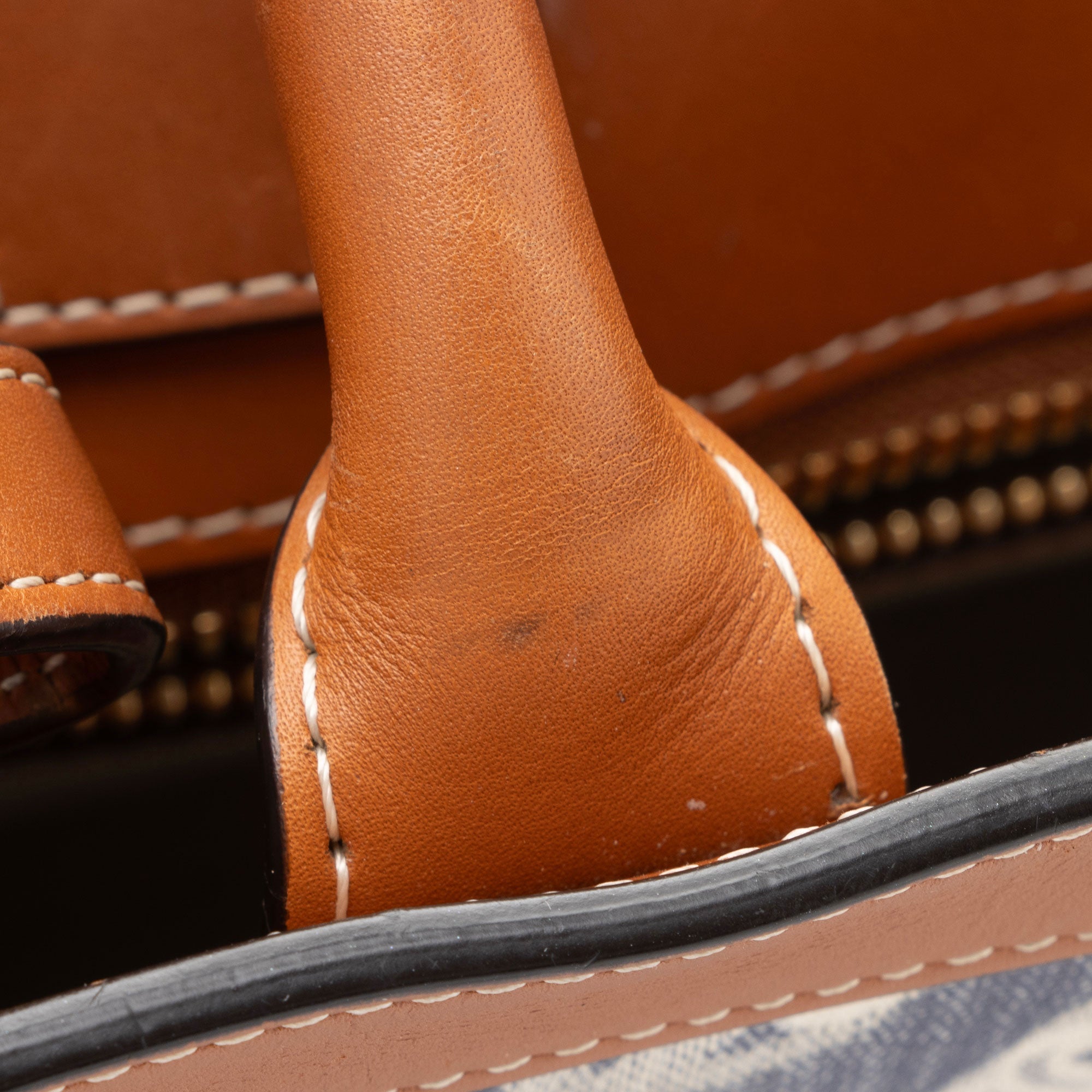 Celine Maillon Triomphe Canvas Vertical Cabas Small Tote (SHF-gxKukX)