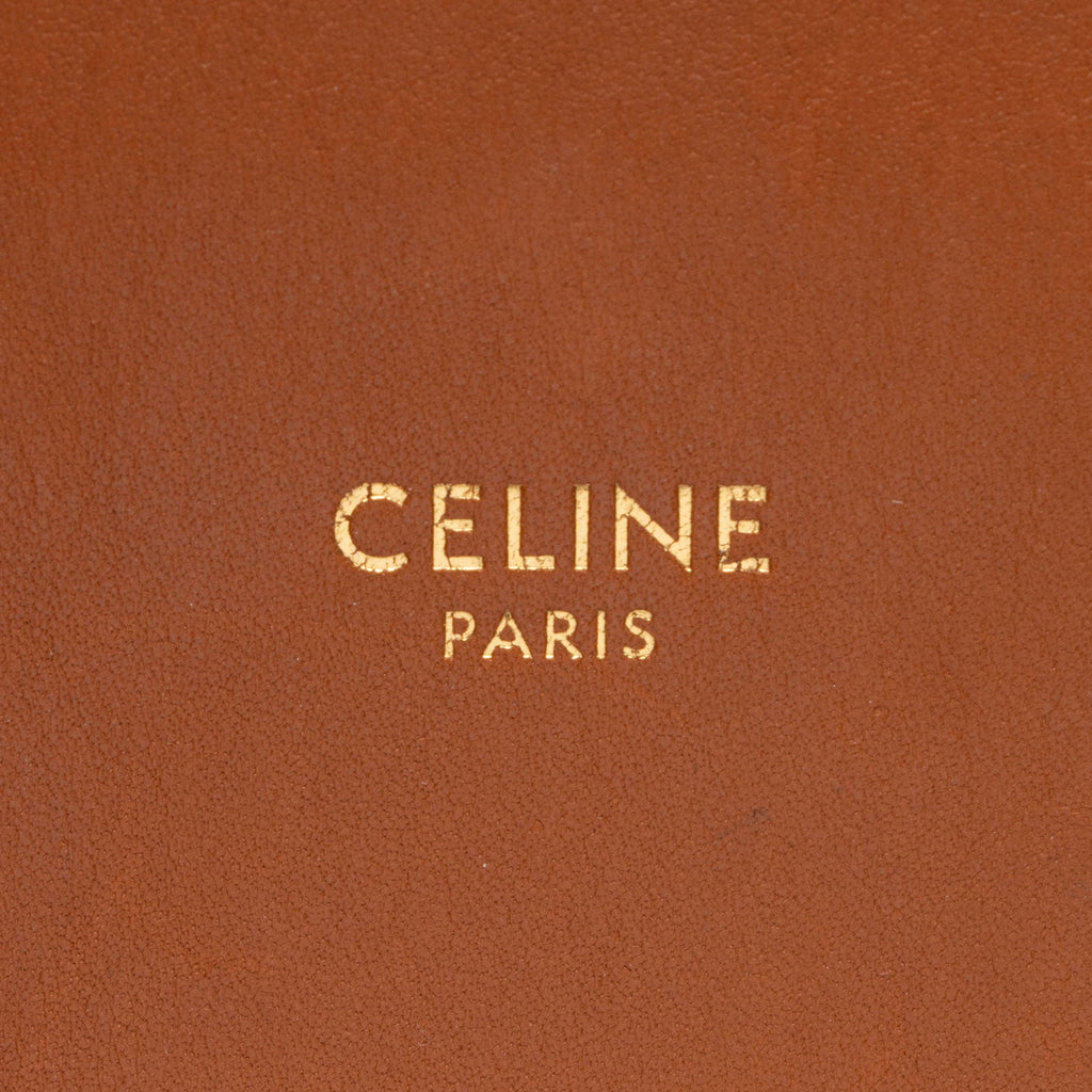 Celine Maillon Triomphe Canvas Vertical Cabas Small Tote (SHF-gxKukX)