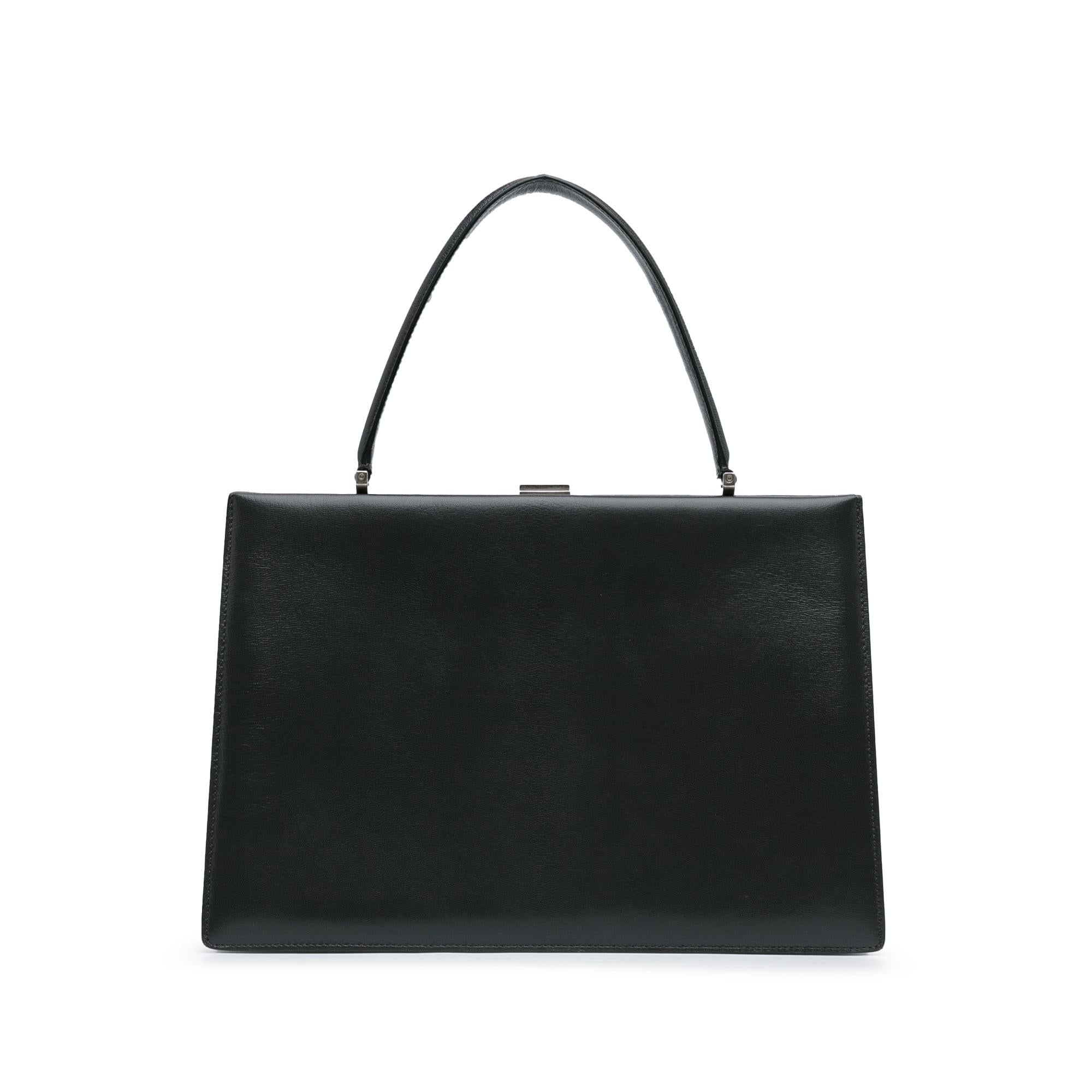 Celine Medium Leather Clasp Bag (SHG-J1VgUz)