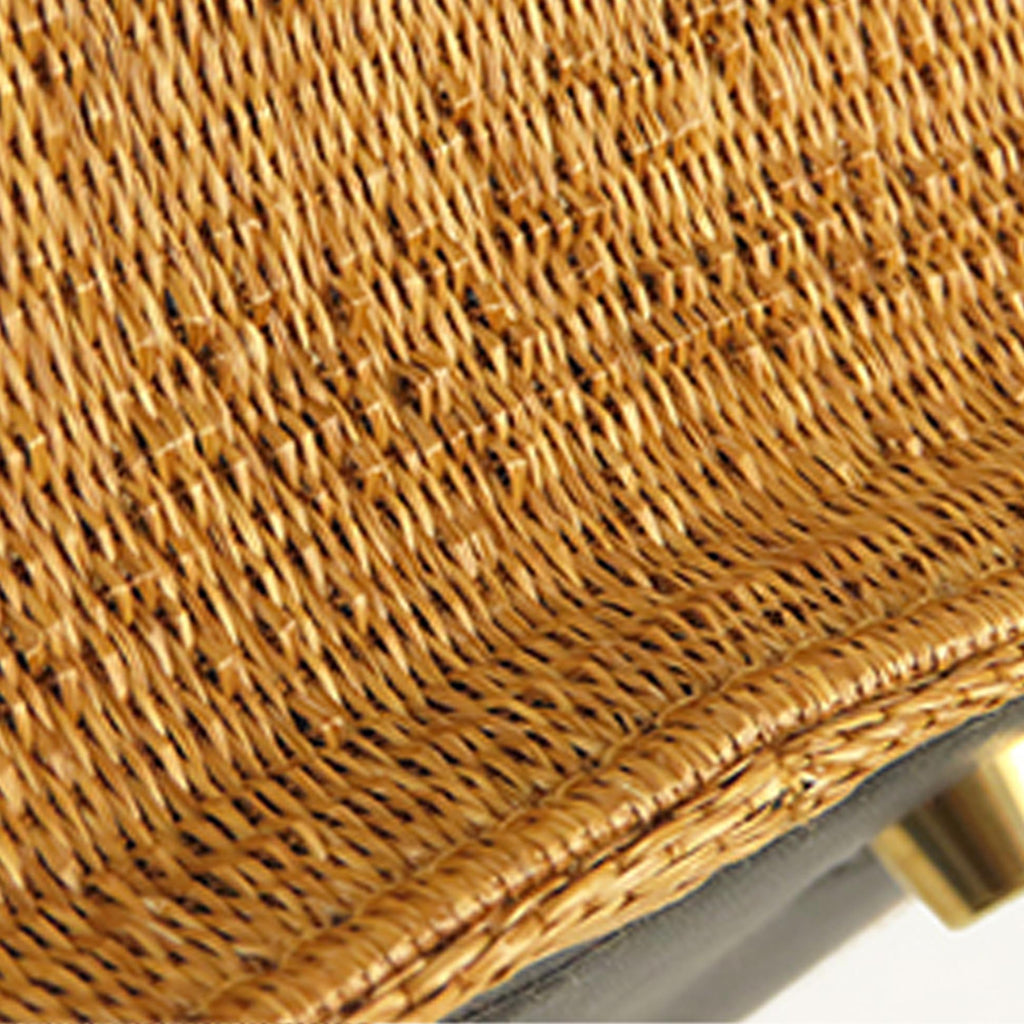 Celine Medium Raffia Tie Tote (SHG-ViQiUy)