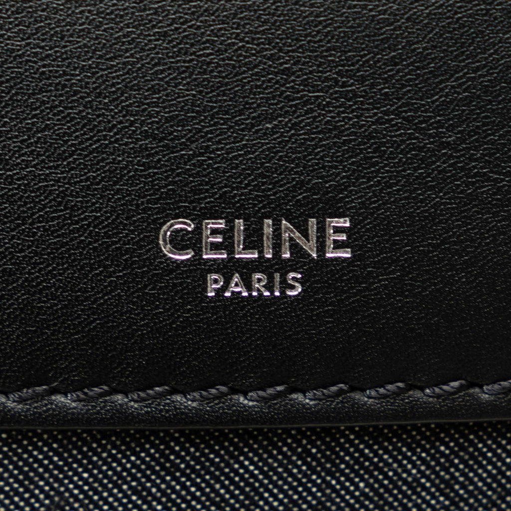 Celine Medium Striped Canvas Big Satchel (SHG-jjxkxO)