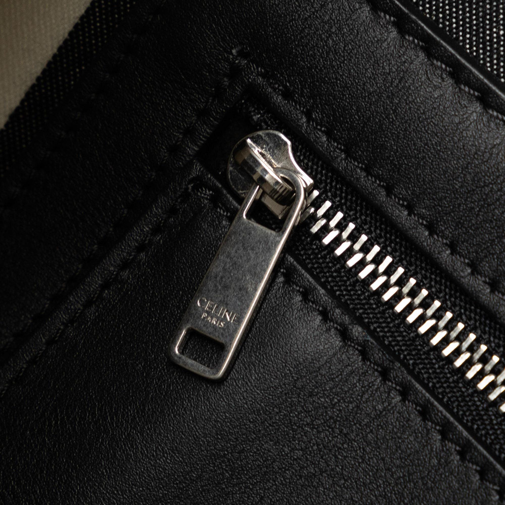 Celine Medium Striped Canvas Big Satchel (SHG-jjxkxO)