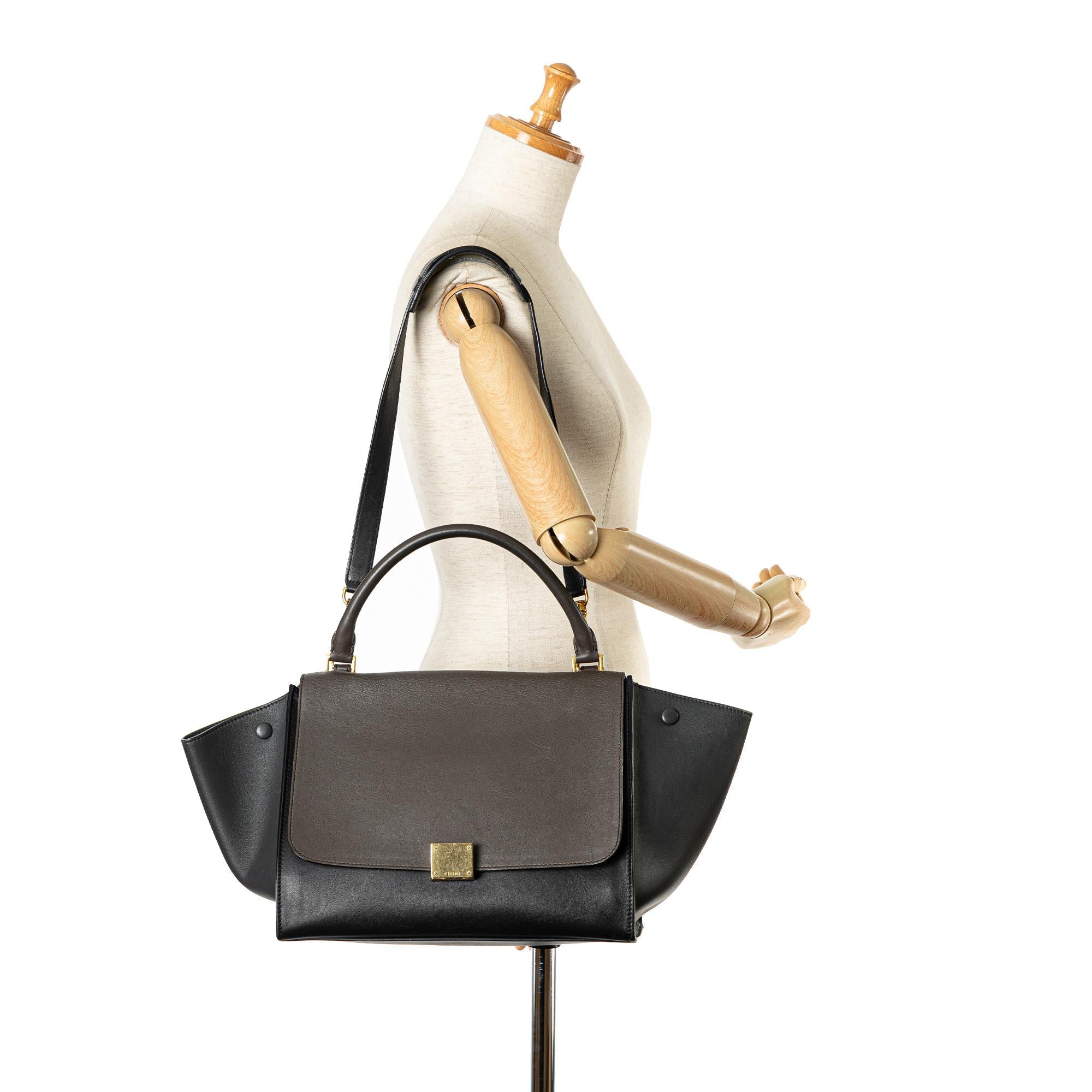Celine Medium Trapeze Satchel (SHG-Bv80jS)
