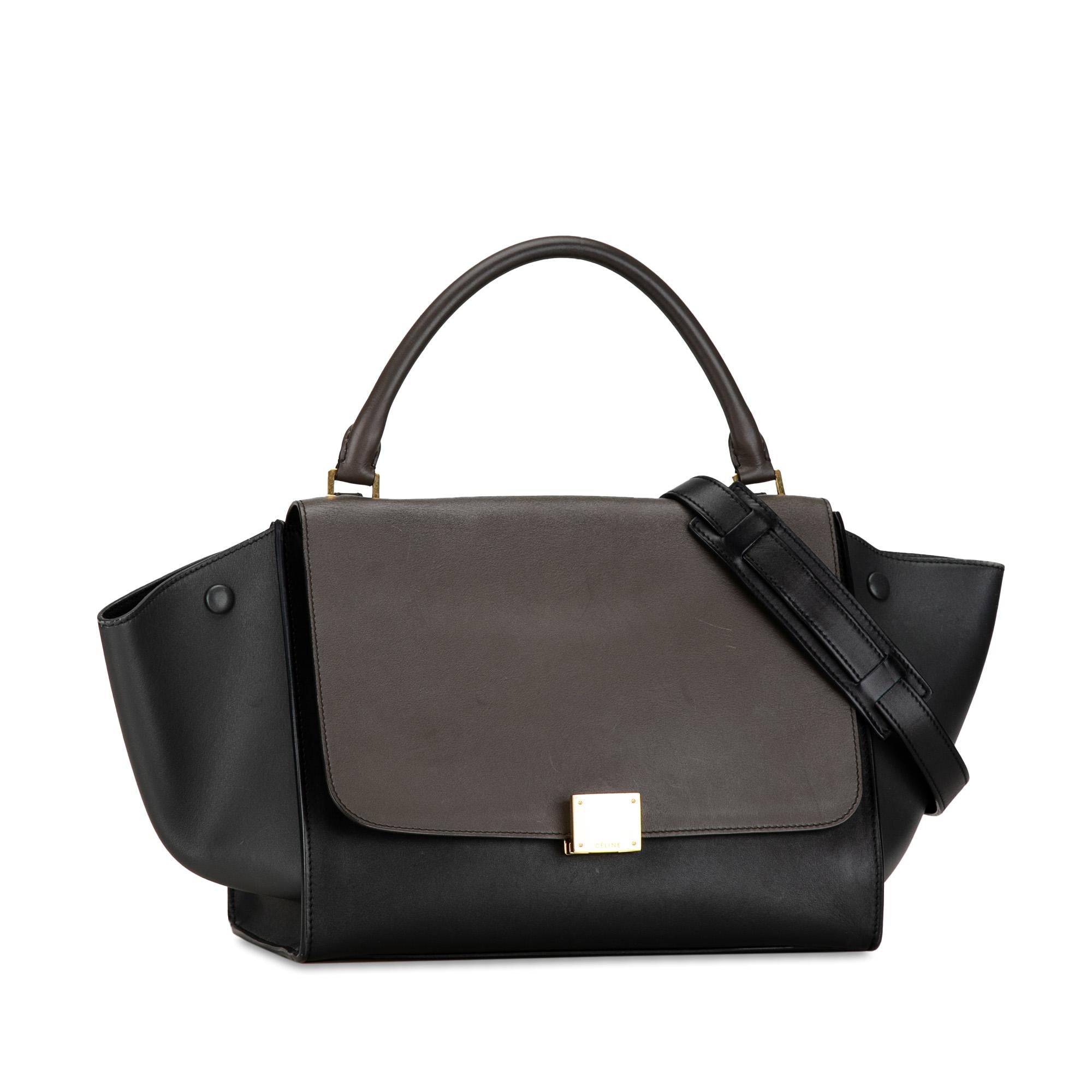 Celine Medium Trapeze Satchel (SHG-Bv80jS)