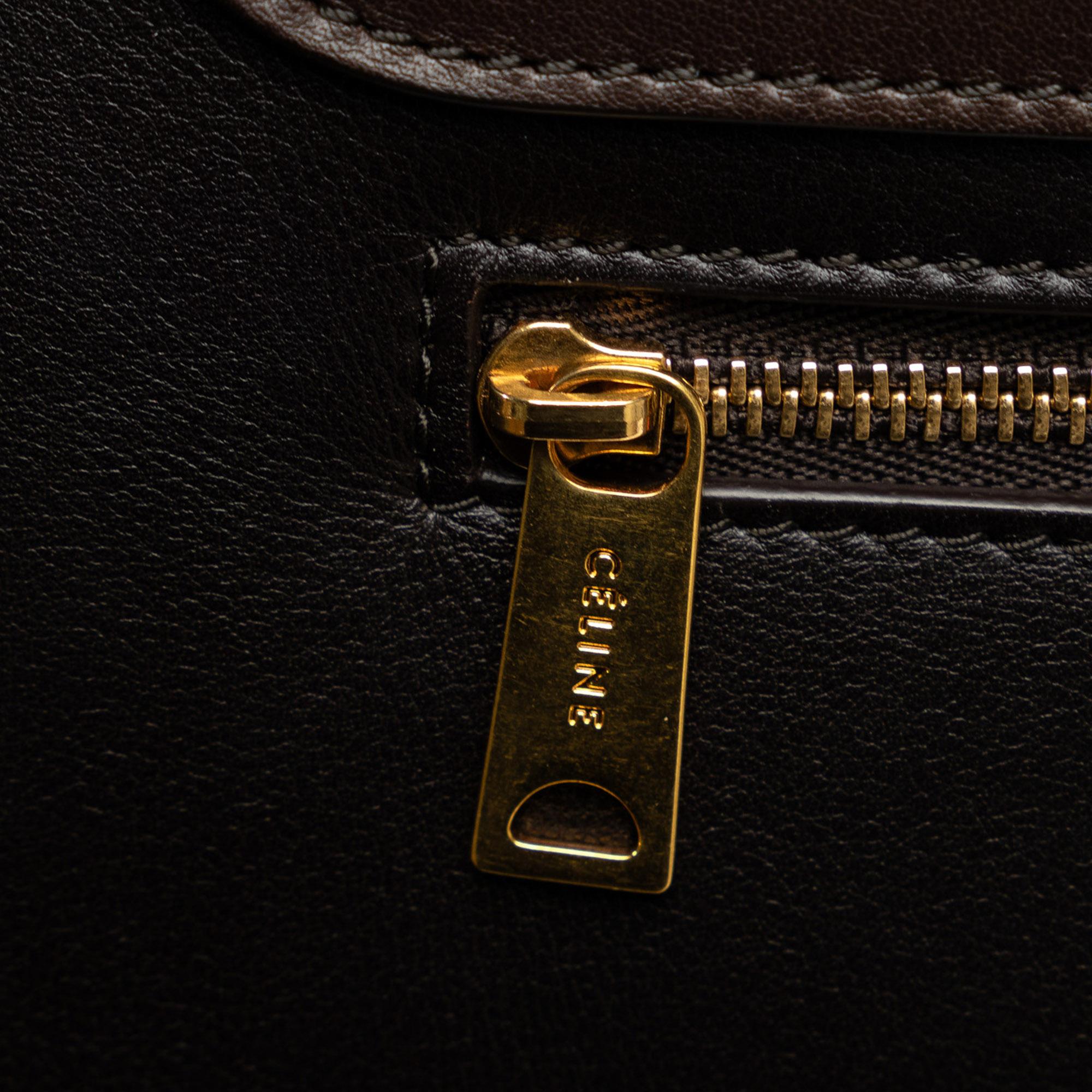 Celine Medium Trapeze Tricolor Satchel (SHG-CdZq7W)